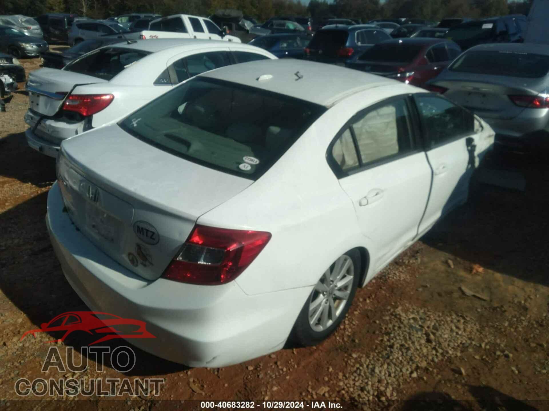 HONDA CIVIC 2012 - 2HGFB2F86CH308353