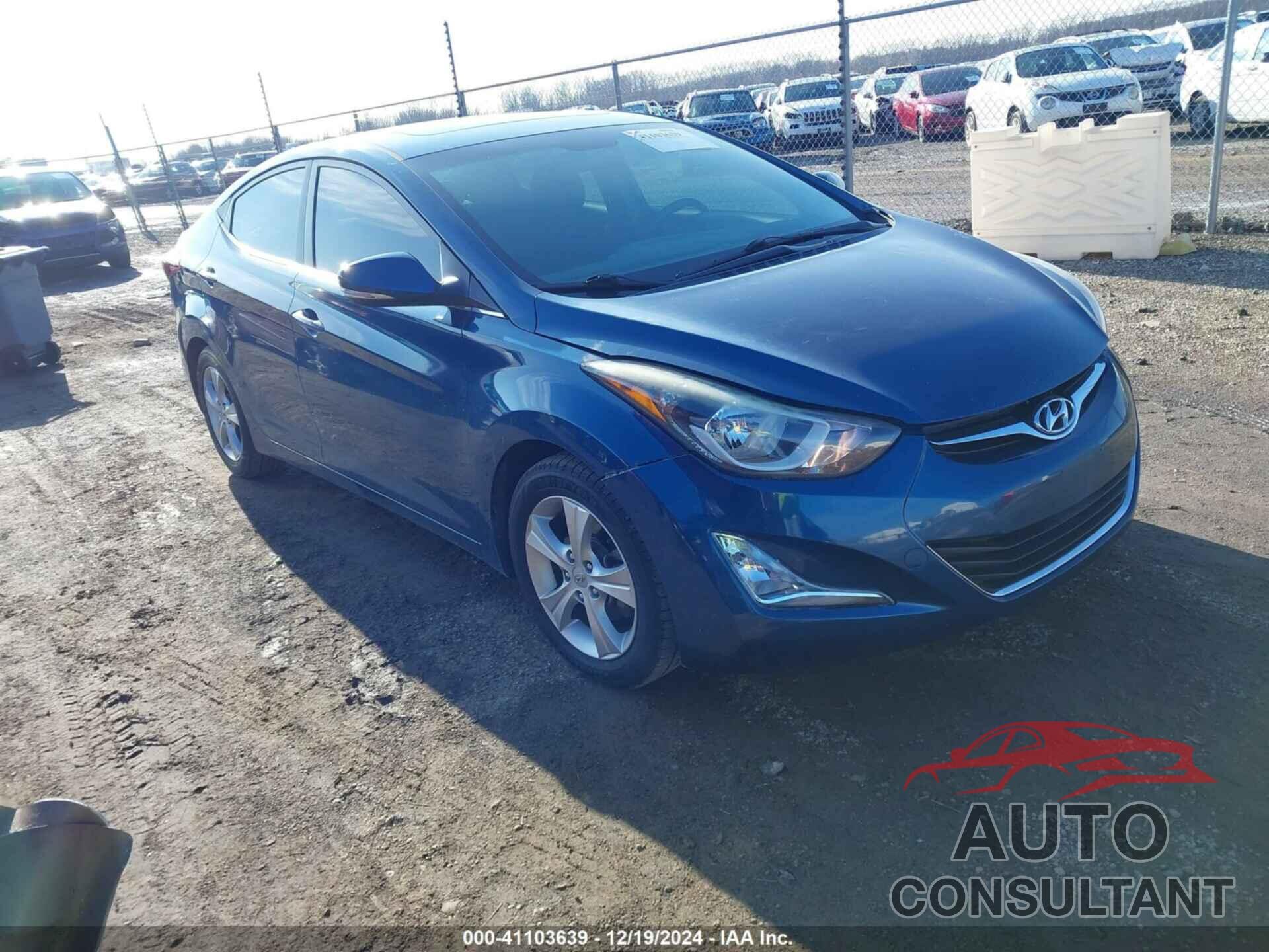 HYUNDAI ELANTRA 2016 - KMHDH4AE4GU603253