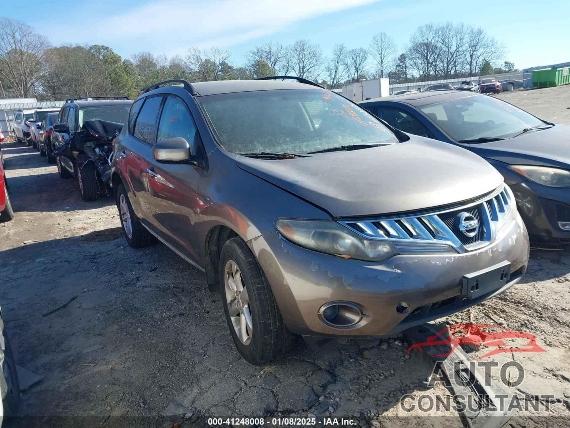 NISSAN MURANO 2009 - JN8AZ18W79W107103