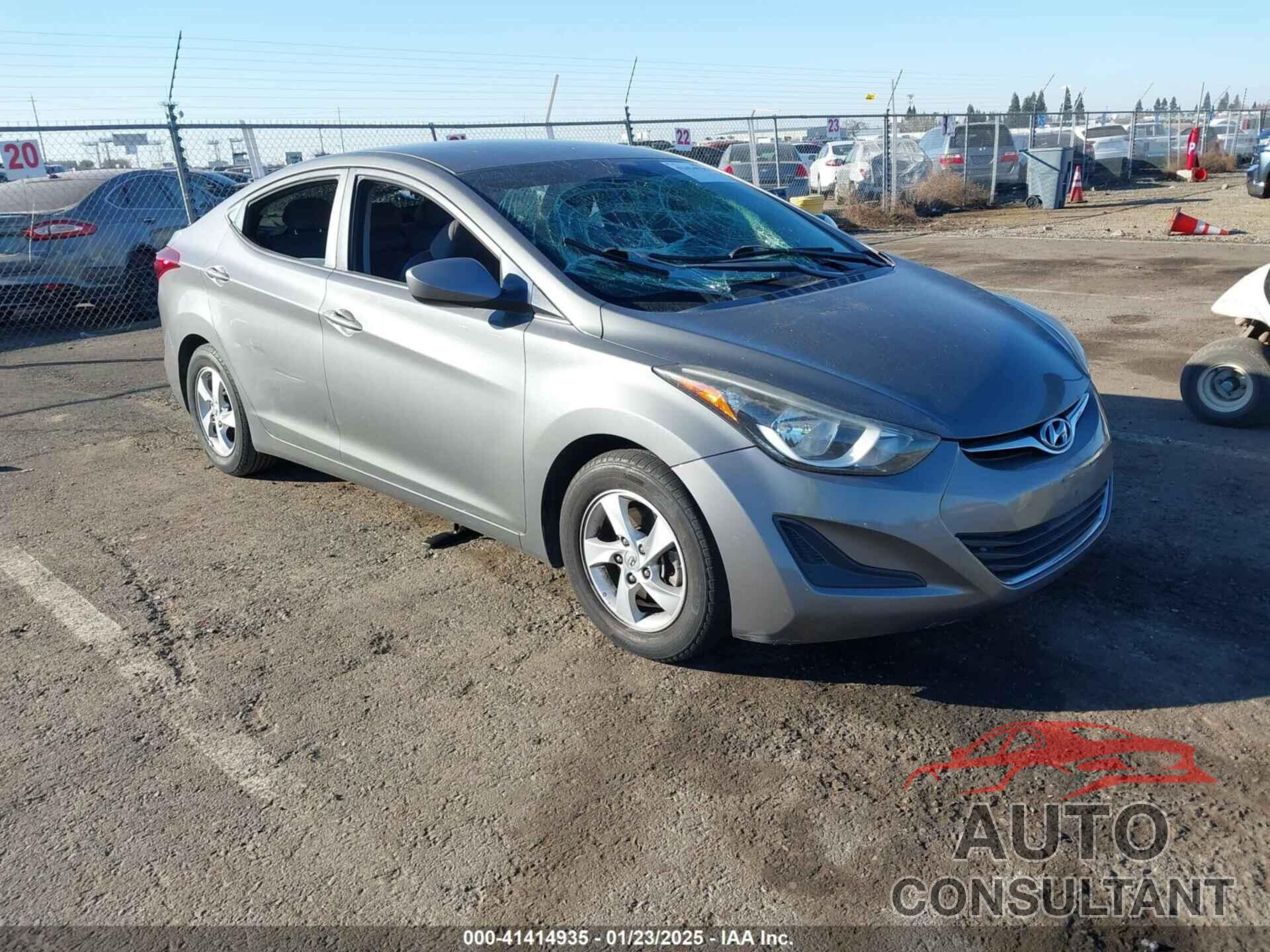 HYUNDAI ELANTRA 2014 - 5NPDH4AE3EH527066