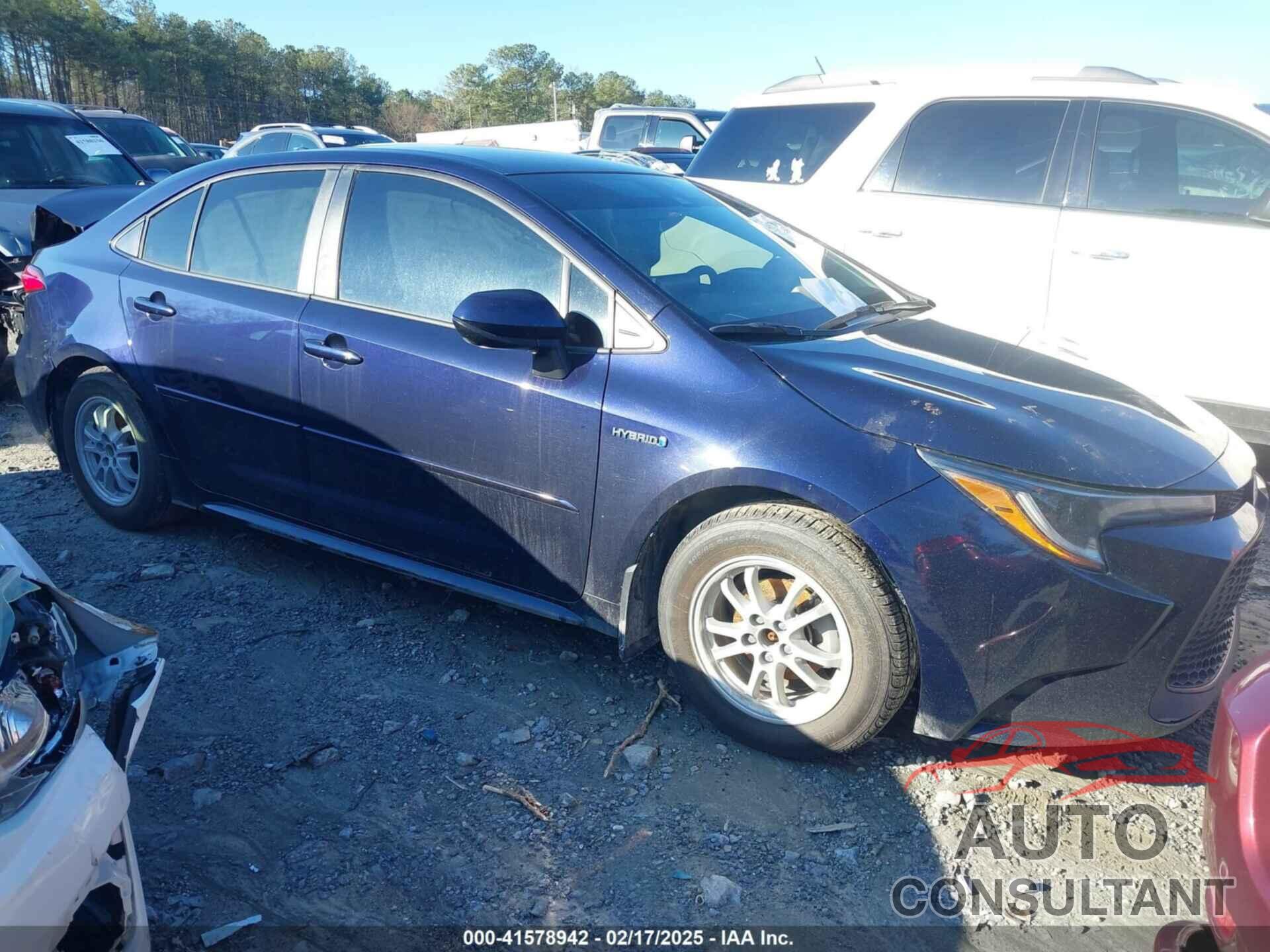 TOYOTA COROLLA 2021 - JTDEAMDE2MJ007984