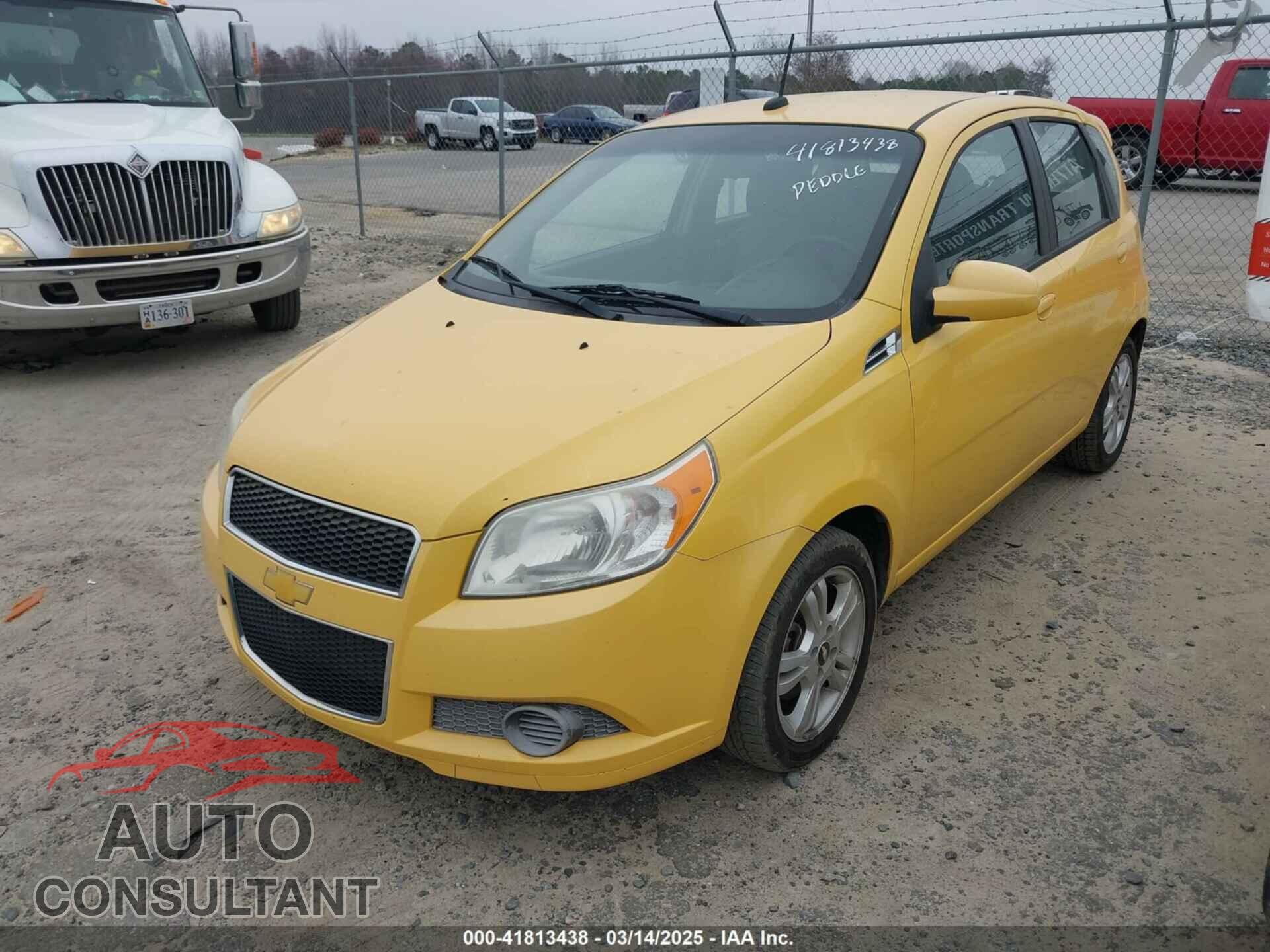 CHEVROLET AVEO 2011 - KL1TD6DE2BB187444