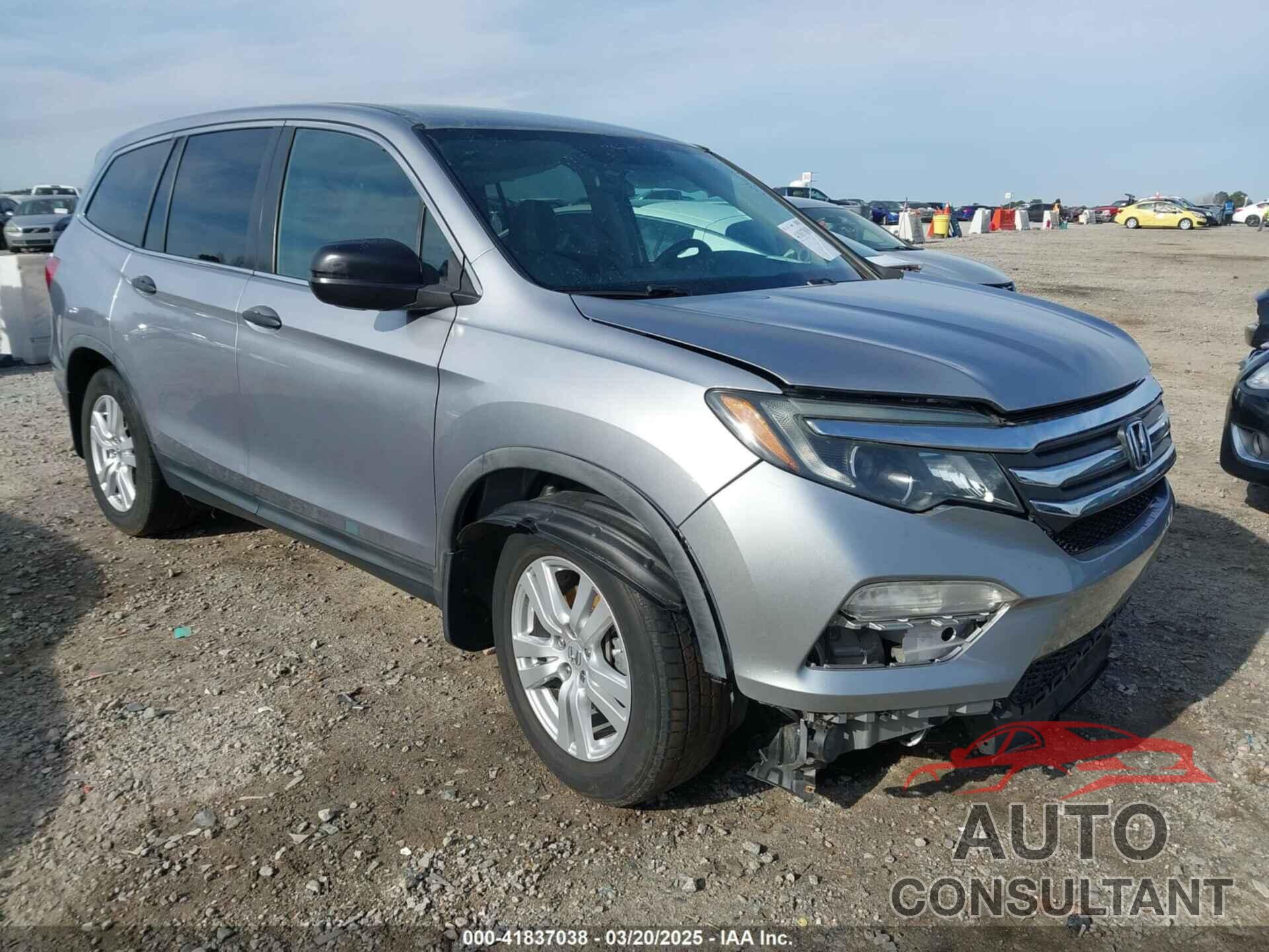 HONDA PILOT 2016 - 5FNYF5H17GB029339