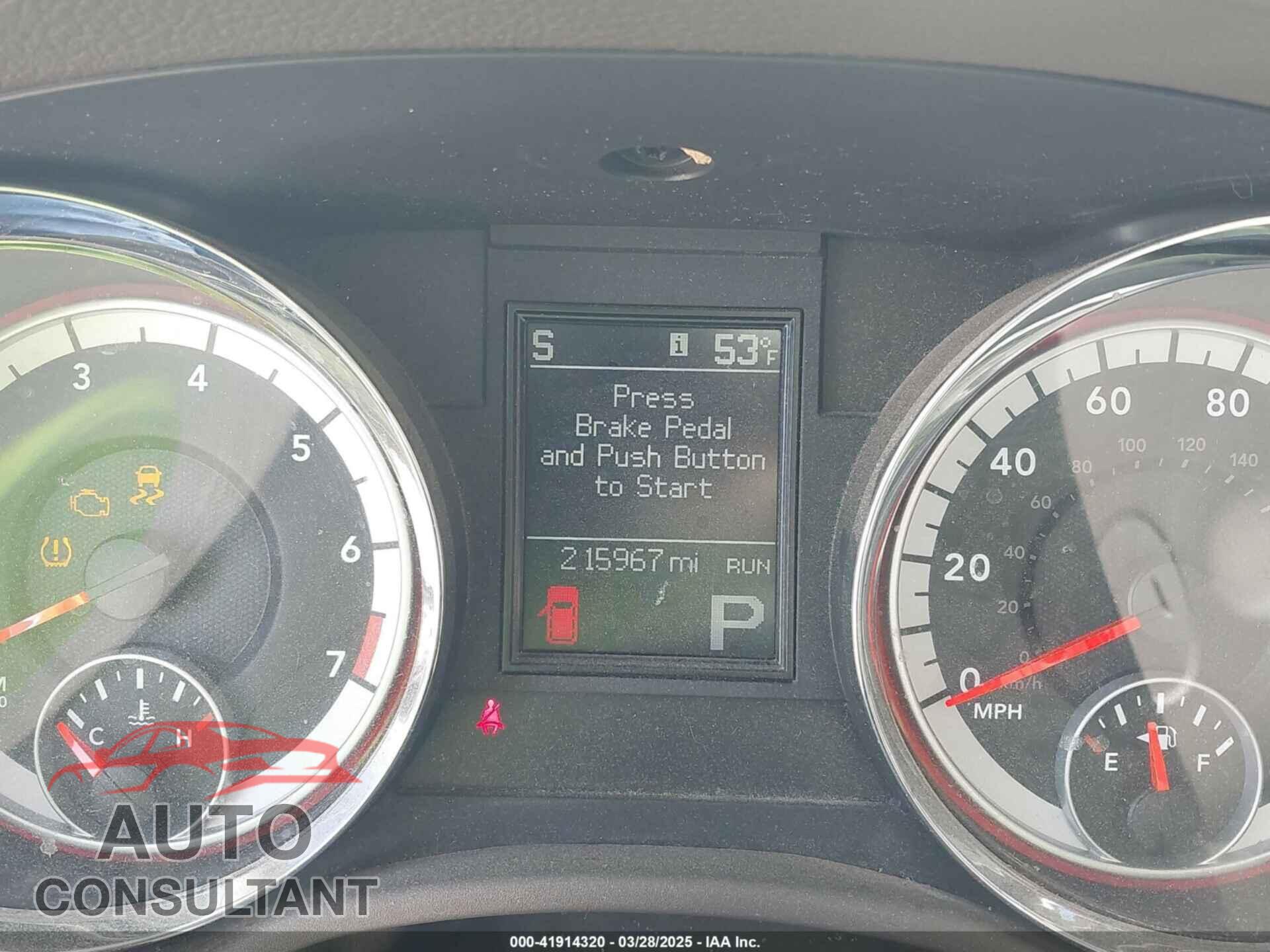DODGE DURANGO 2011 - 1D4RE4GG3BC674828