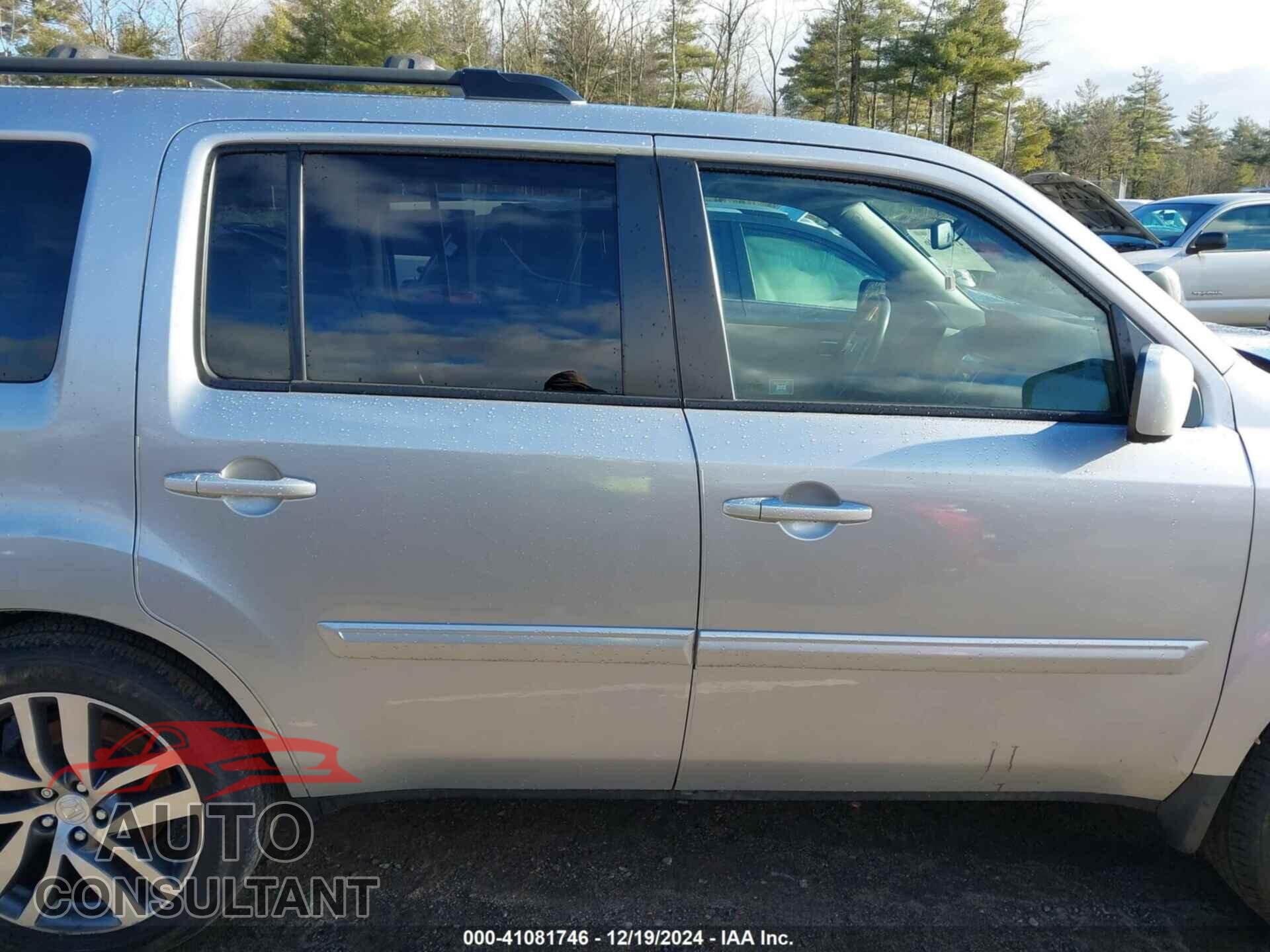 HONDA PILOT 2012 - 5FNYF4H58CB030989