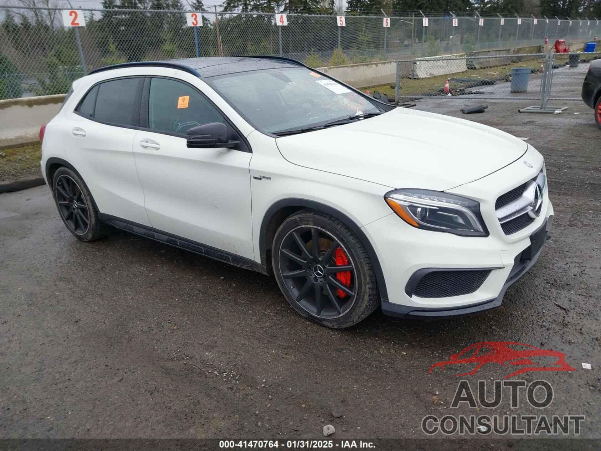 MERCEDES-BENZ AMG GLA 45 2017 - WDDTG5CB1HJ287847