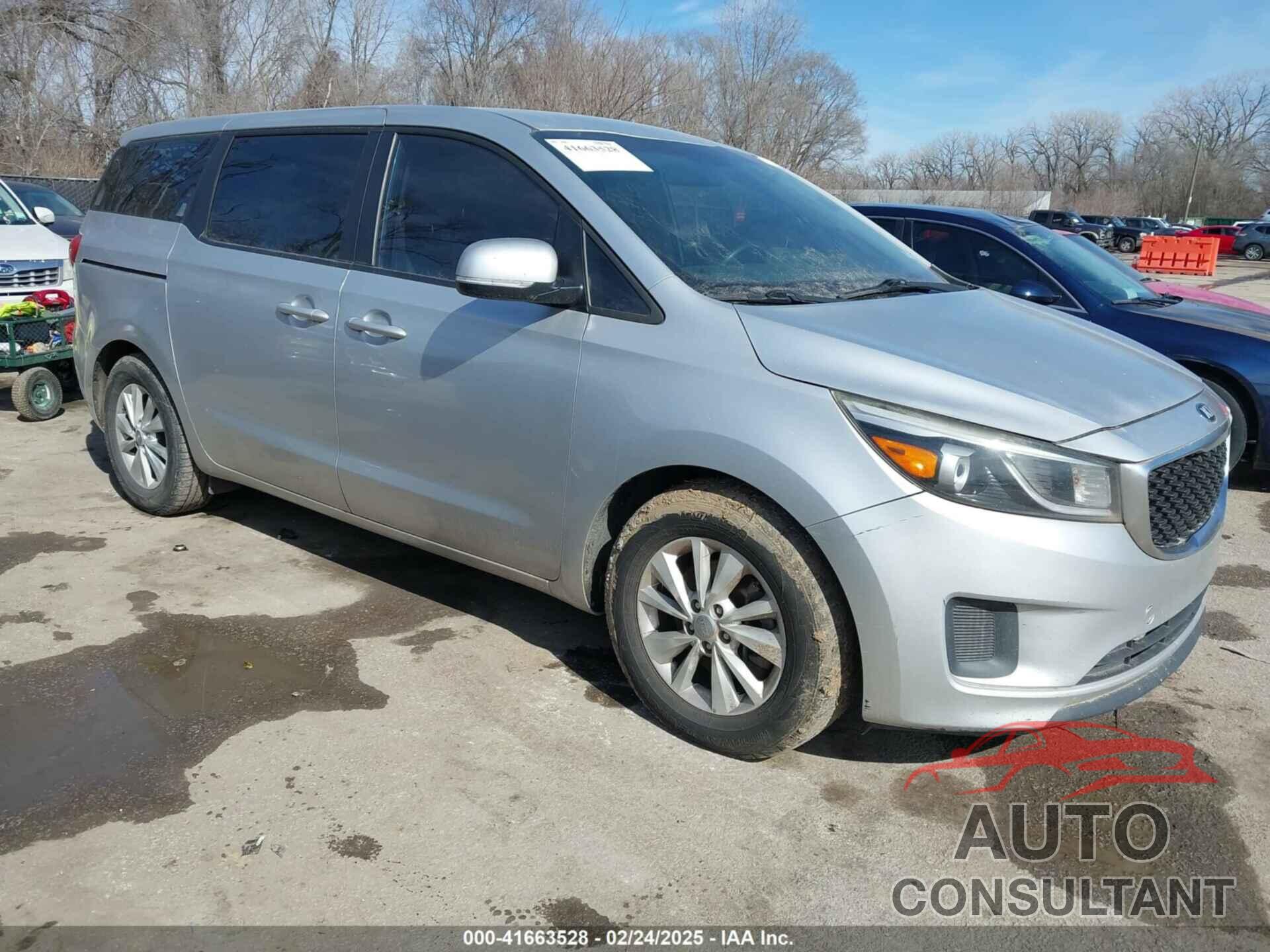 KIA SEDONA 2016 - KNDMA5C17G6103195