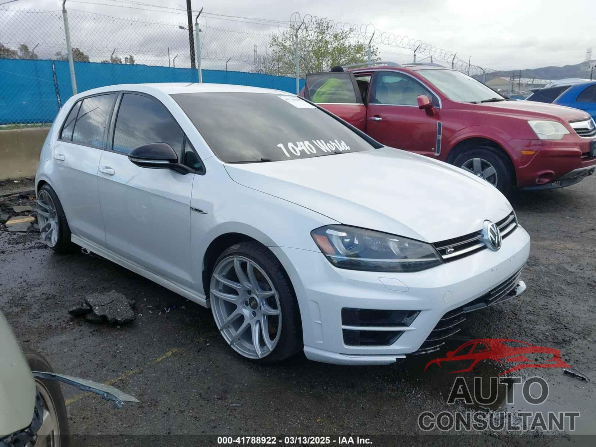 VOLKSWAGEN GOLF R 2016 - WVWUF7AUXGW074284
