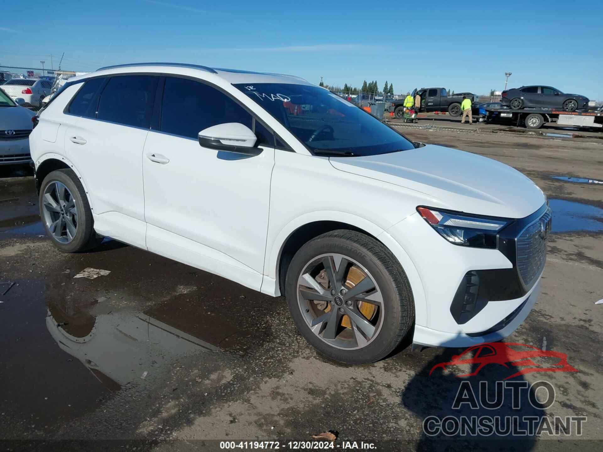 AUDI Q4 E-TRON 2022 - WA1H2BFZ4NP043196