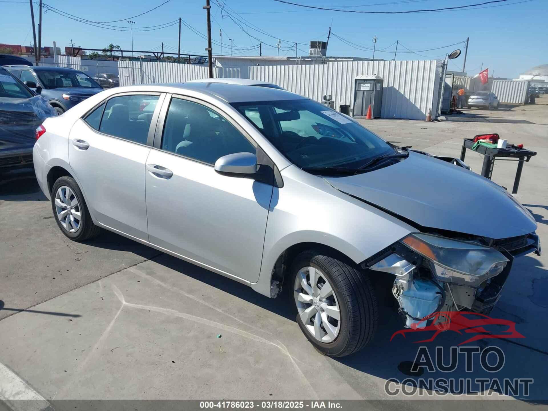 TOYOTA COROLLA 2016 - 5YFBURHE8GP463568
