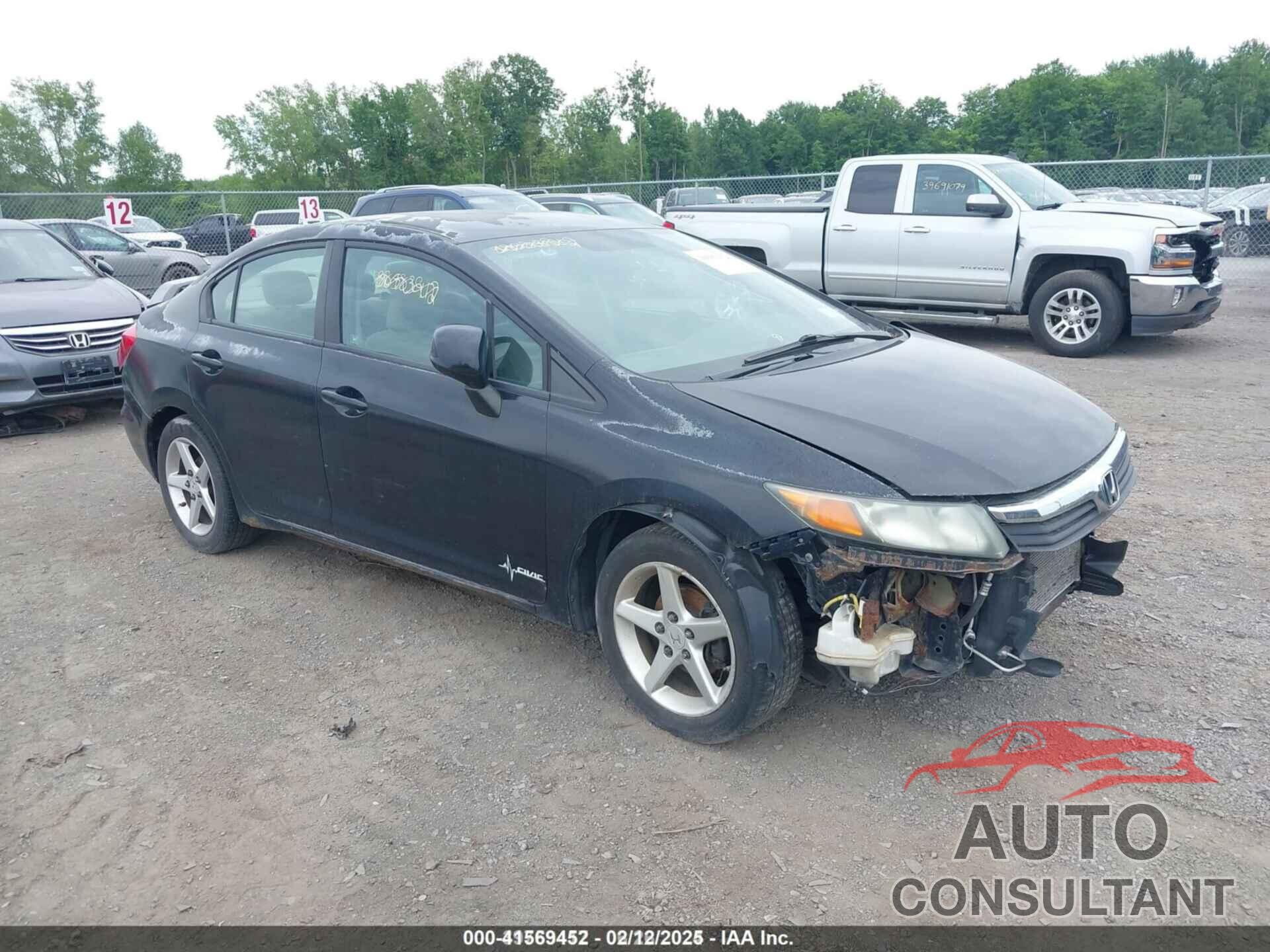 HONDA CIVIC 2012 - 2HGFB2E56CH503408