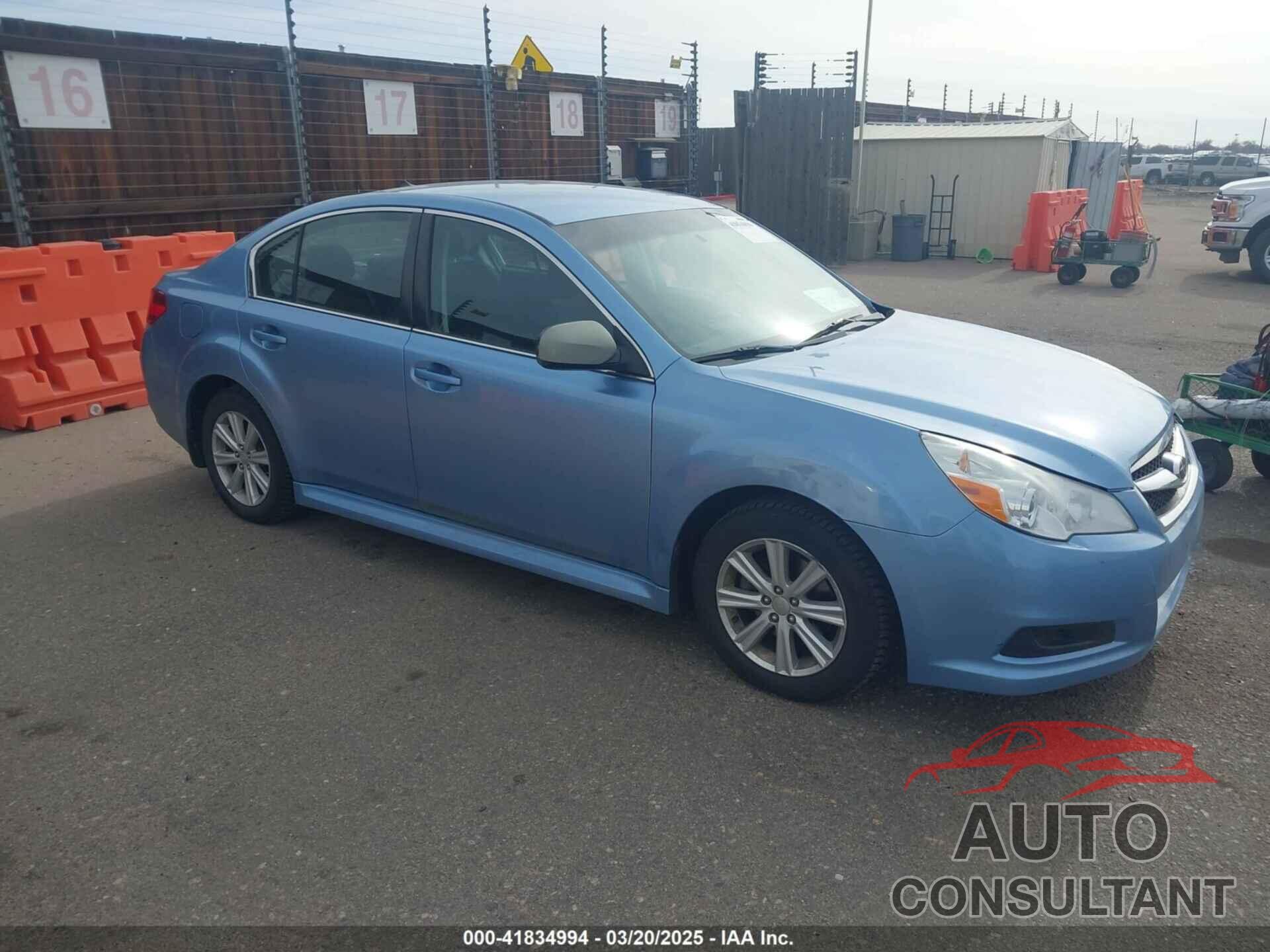 SUBARU LEGACY 2012 - 4S3BMCF68C3013866