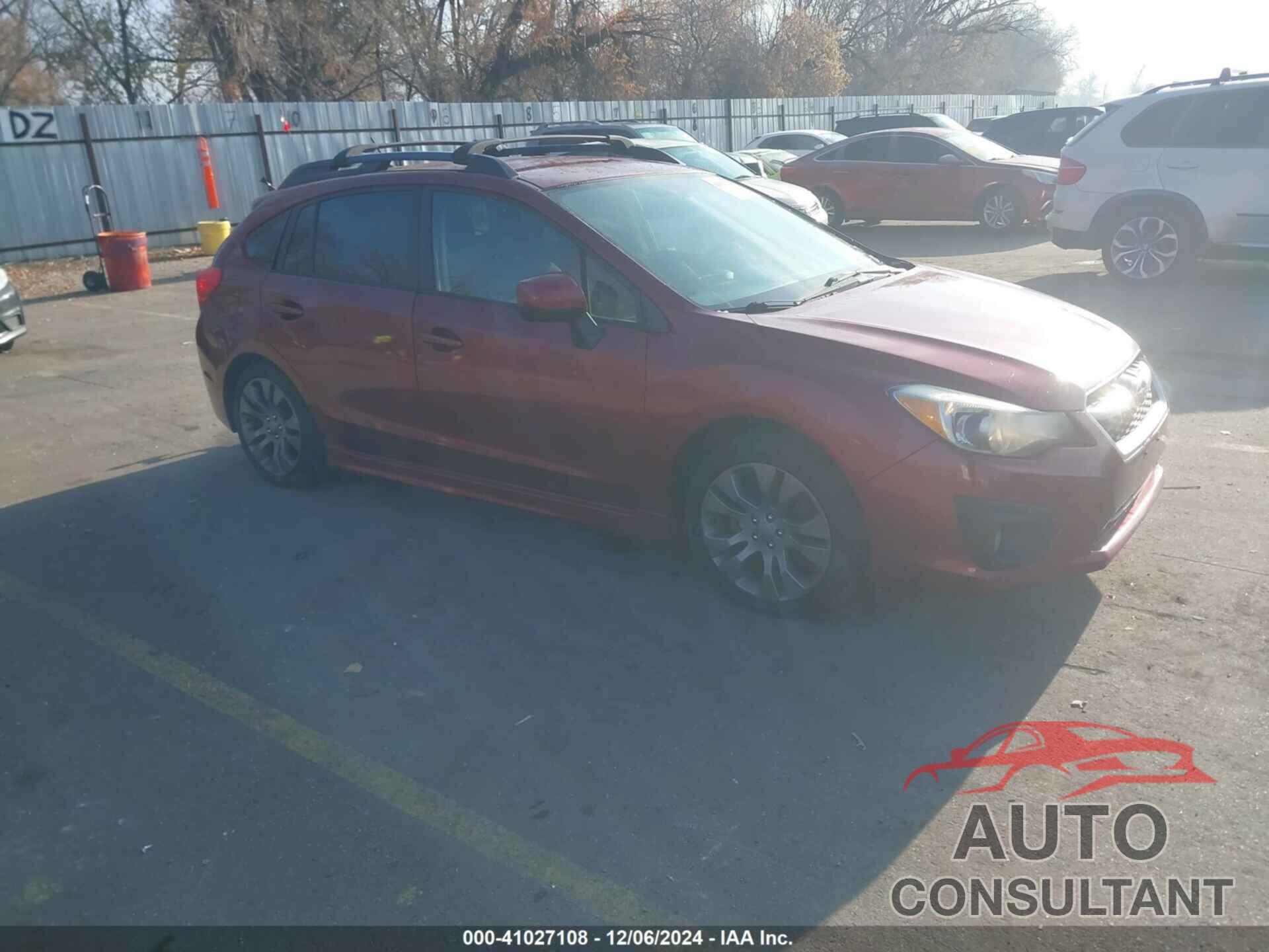 SUBARU IMPREZA 2012 - JF1GPAL65CG211065