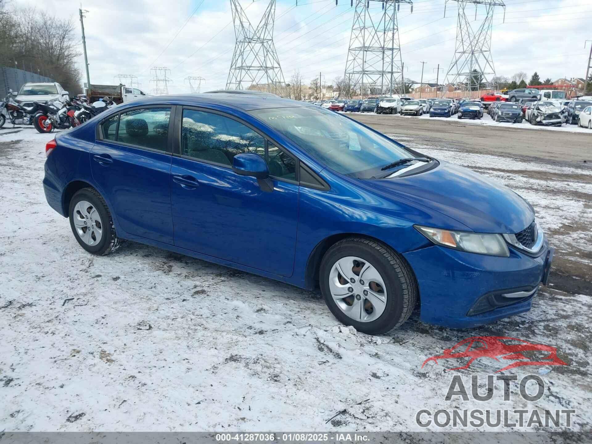 HONDA CIVIC 2013 - 19XFB2F55DE078077
