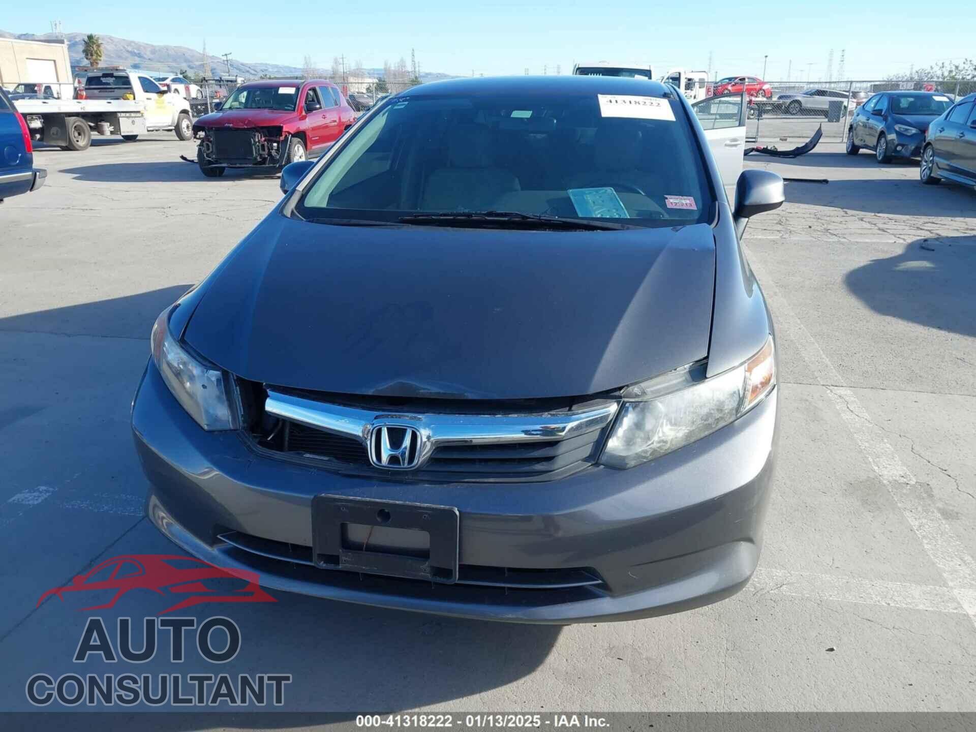 HONDA CIVIC 2012 - 2HGFB2F54CH599361