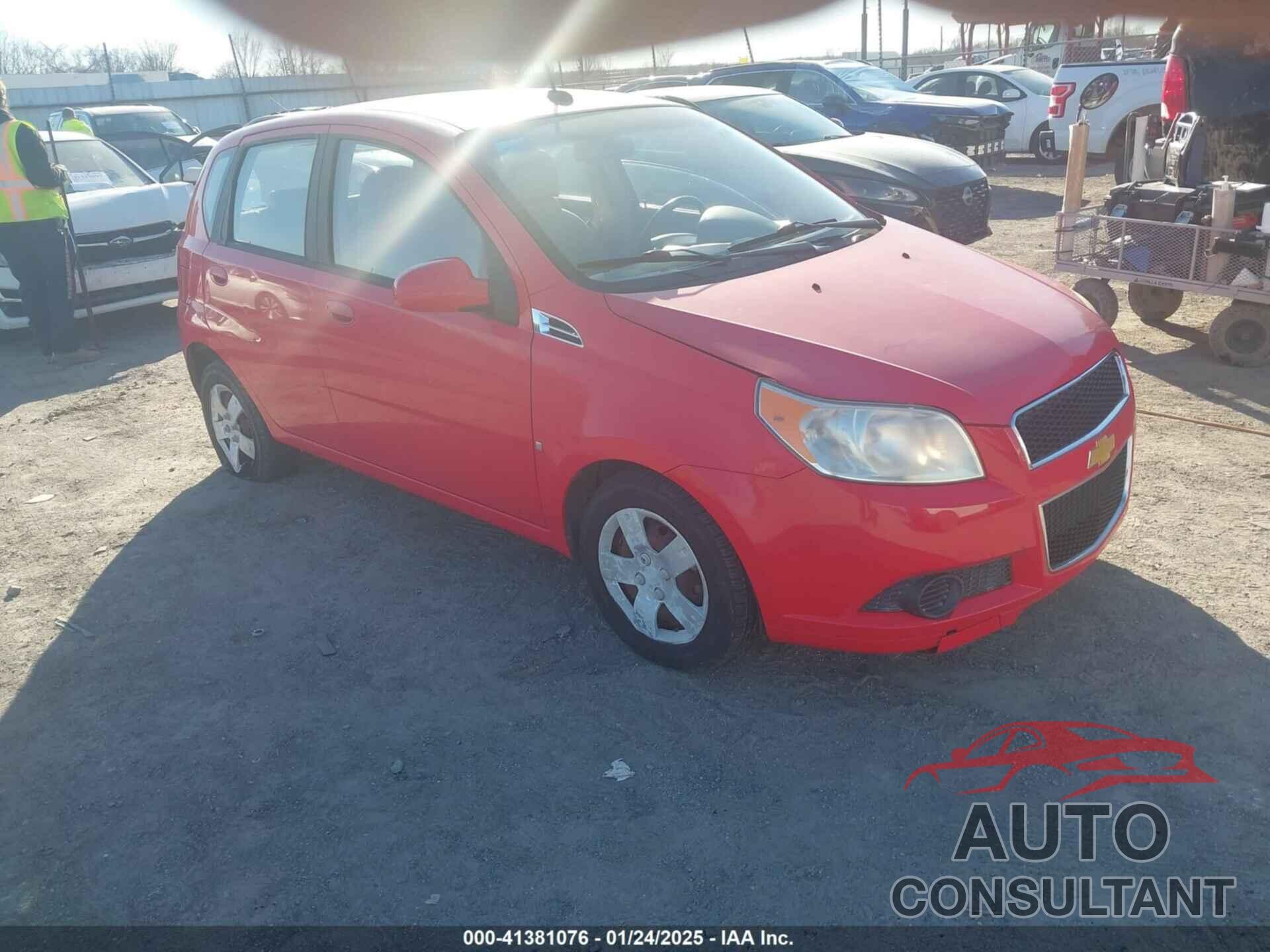 CHEVROLET AVEO 2009 - KL1TD66E19B617746