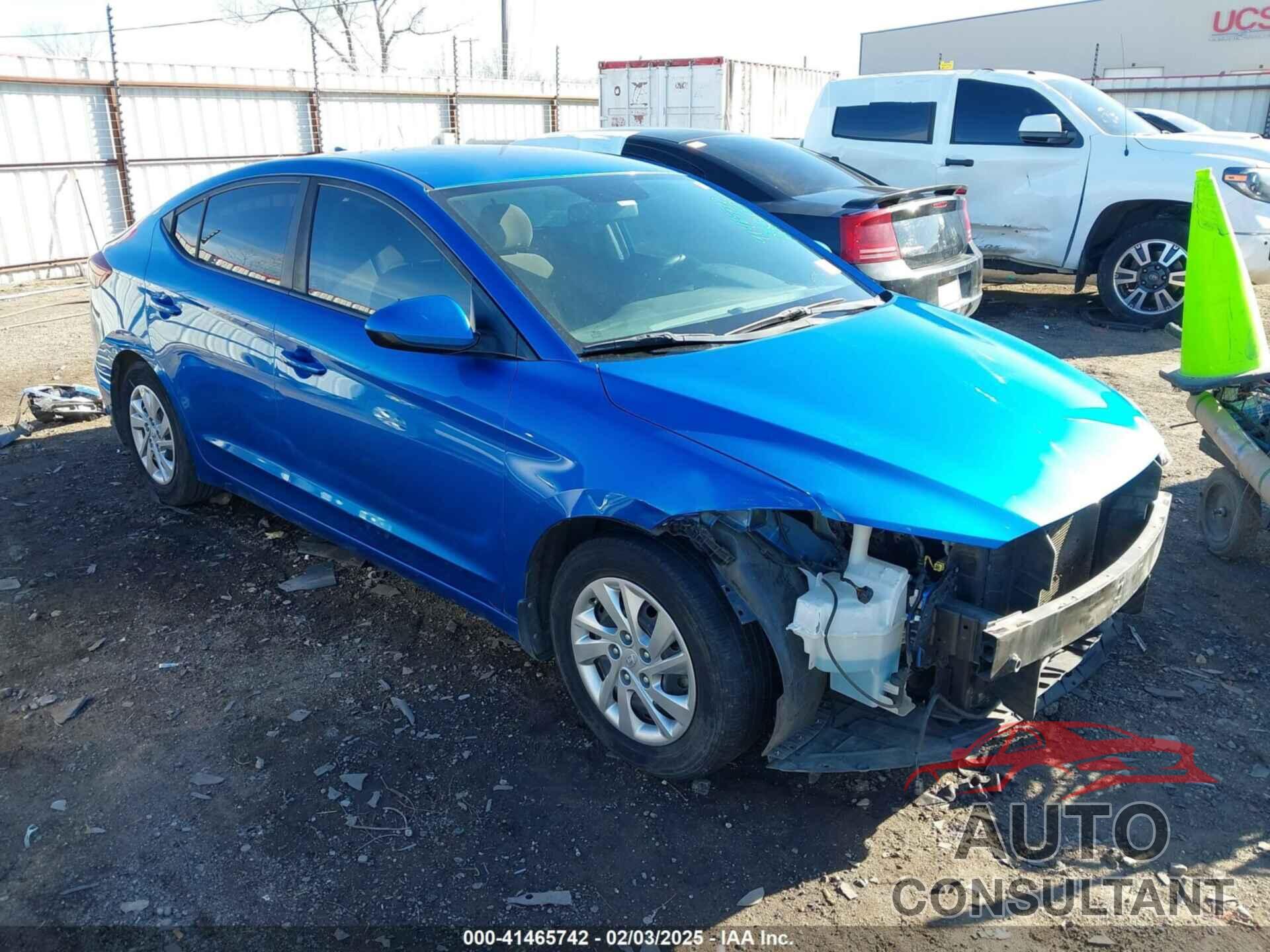 HYUNDAI ELANTRA 2017 - KMHD74LFXHU357805