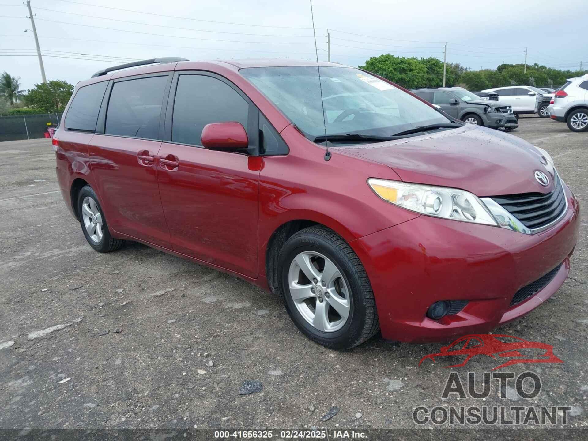 TOYOTA SIENNA 2012 - 5TDKK3DC2CS193746