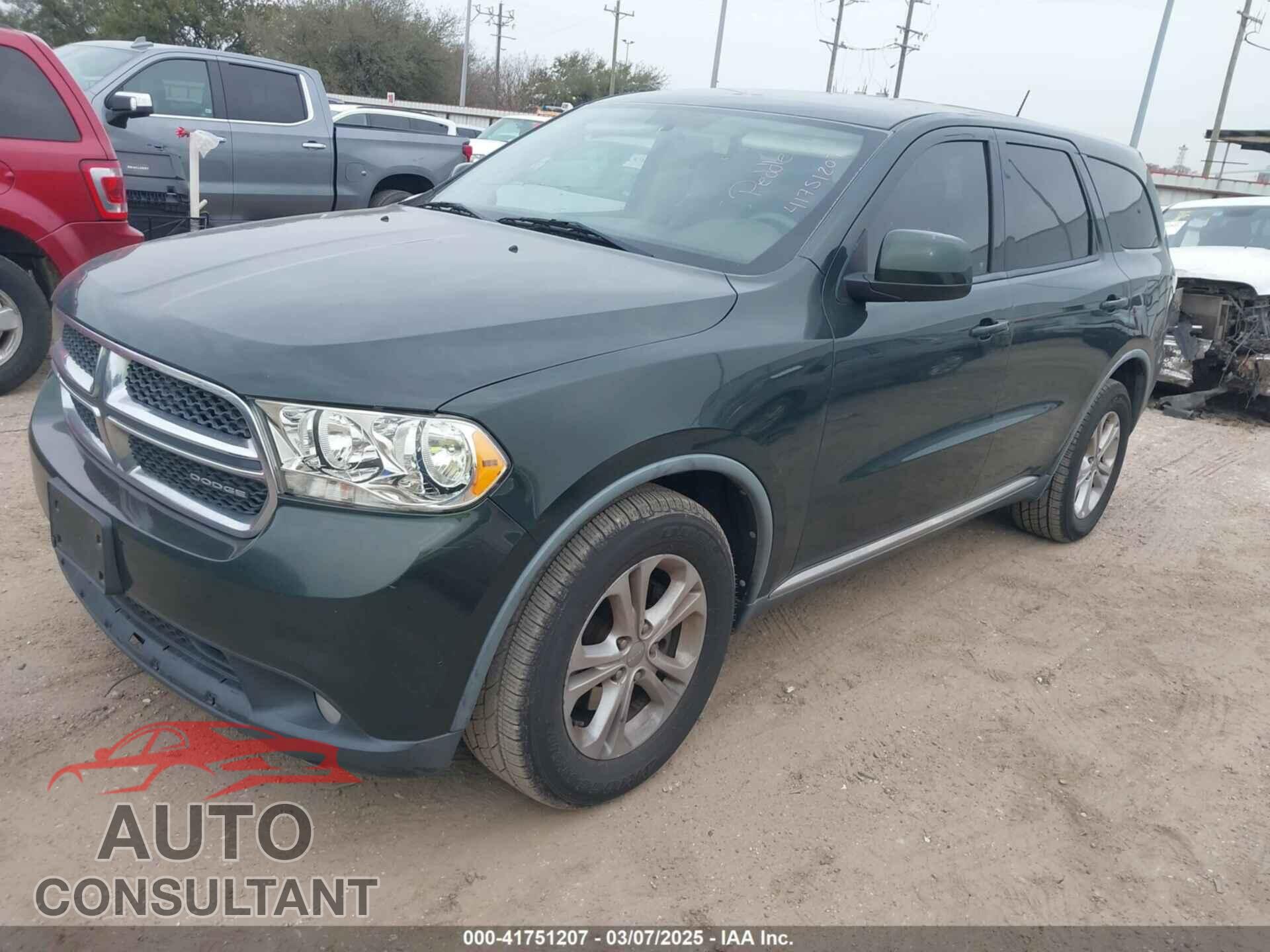 DODGE DURANGO 2011 - 1D4RD2GG8BC630461