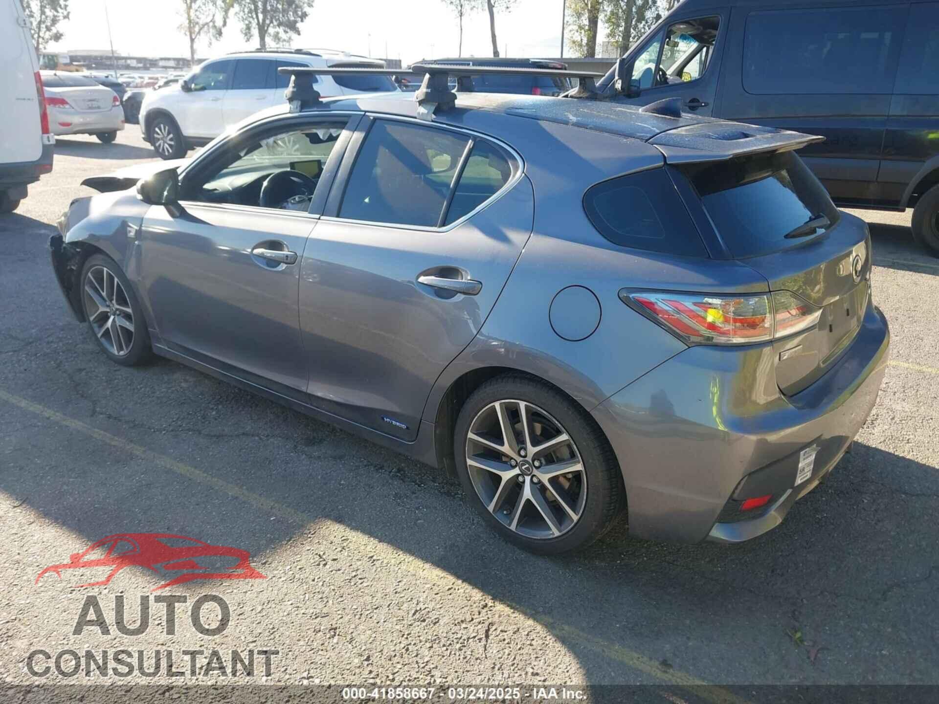 LEXUS CT 200H 2016 - JTHKD5BH4G2258564