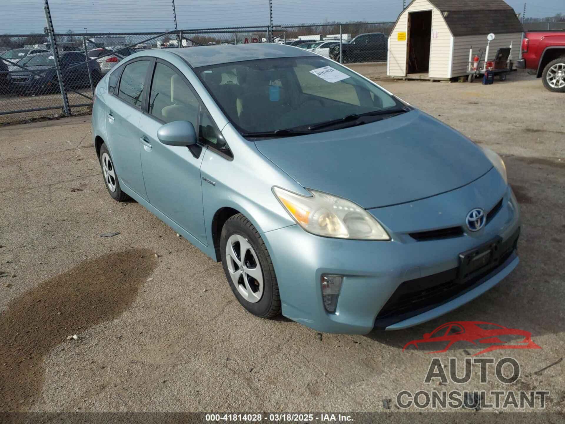 TOYOTA PRIUS 2012 - JTDKN3DU8C1499668