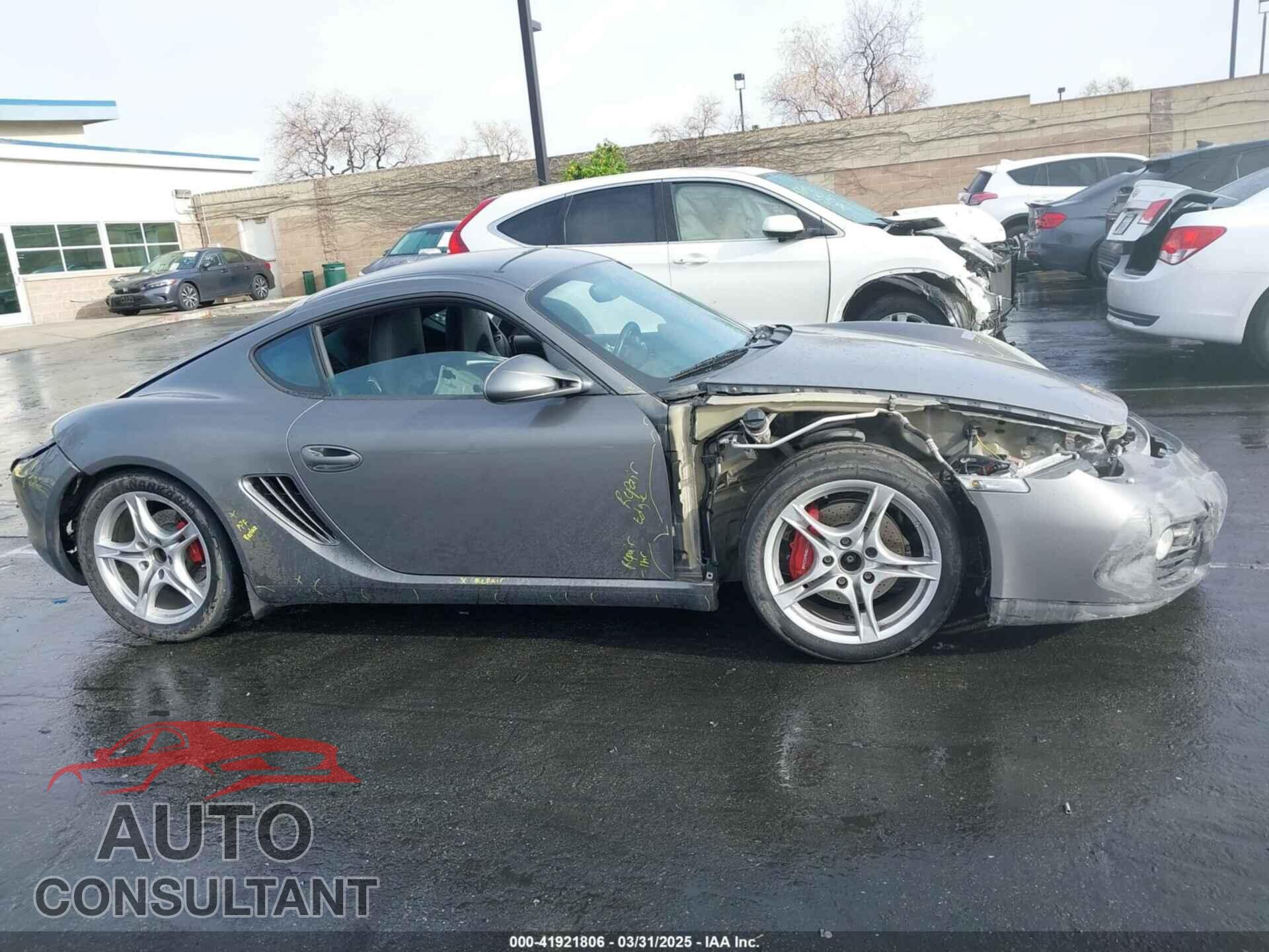 PORSCHE CAYMAN 2012 - WP0AA2A88CS760106