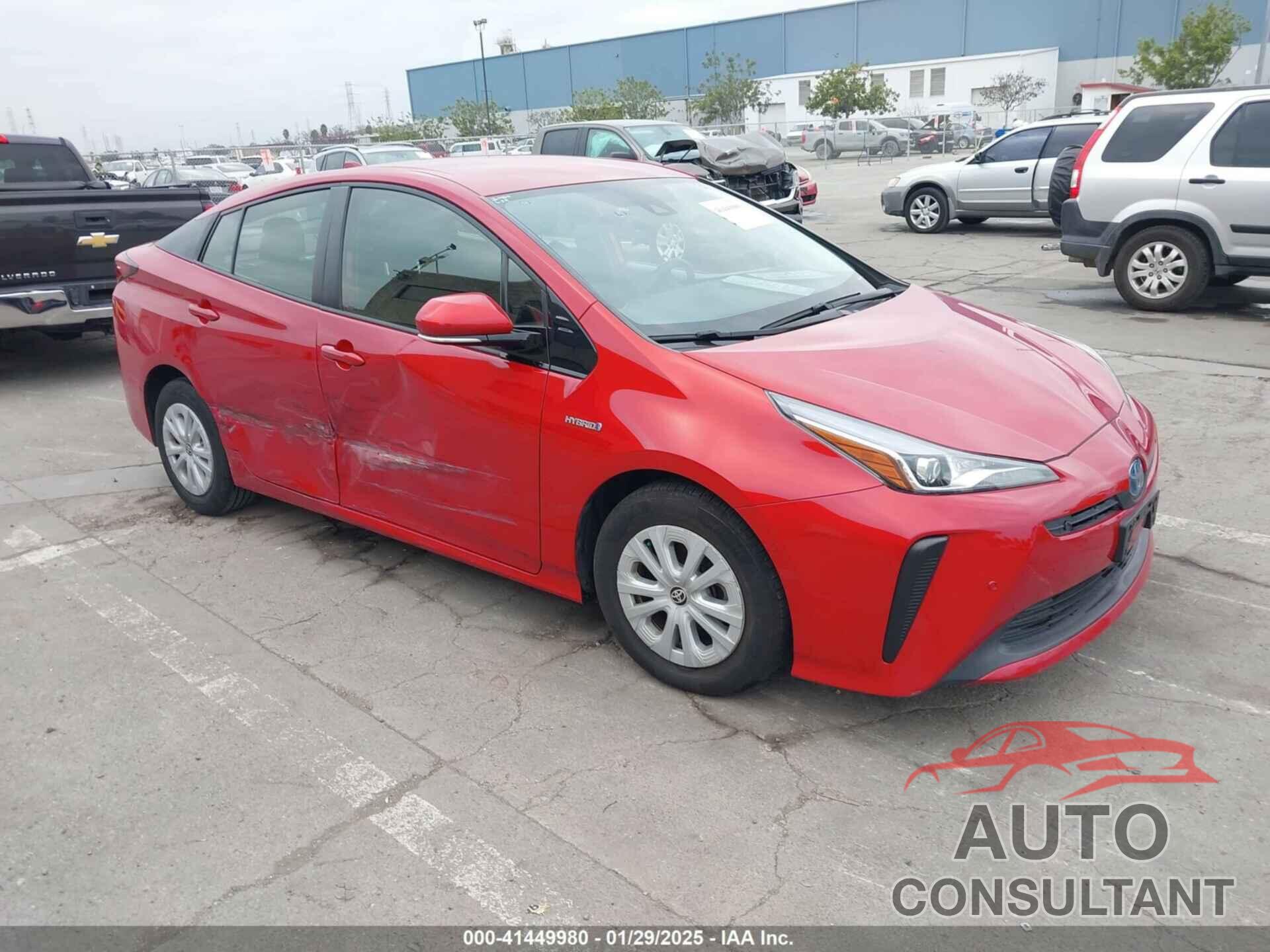 TOYOTA PRIUS 2019 - JTDKARFUXK3069302