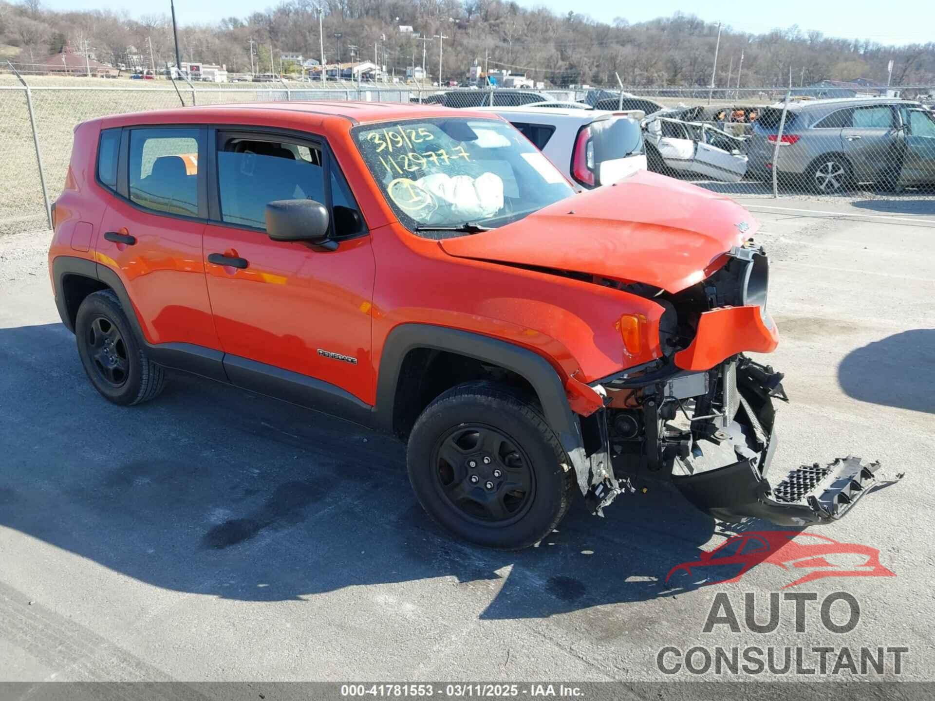 JEEP RENEGADE 2017 - ZACCJBABXHPG35979