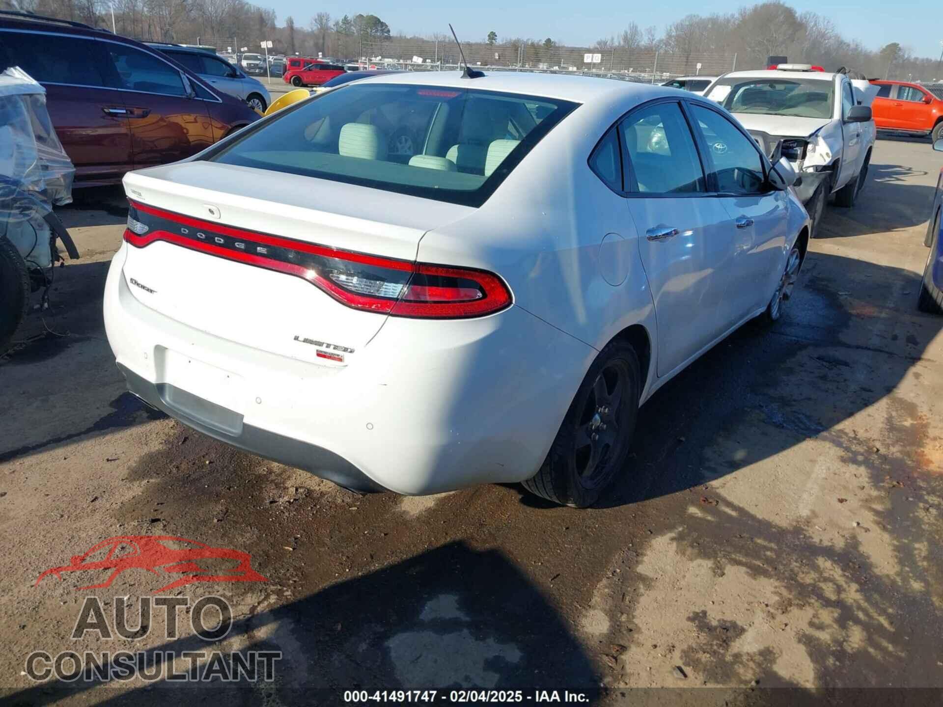 DODGE DART 2013 - 1C3CDFCH3DD318025