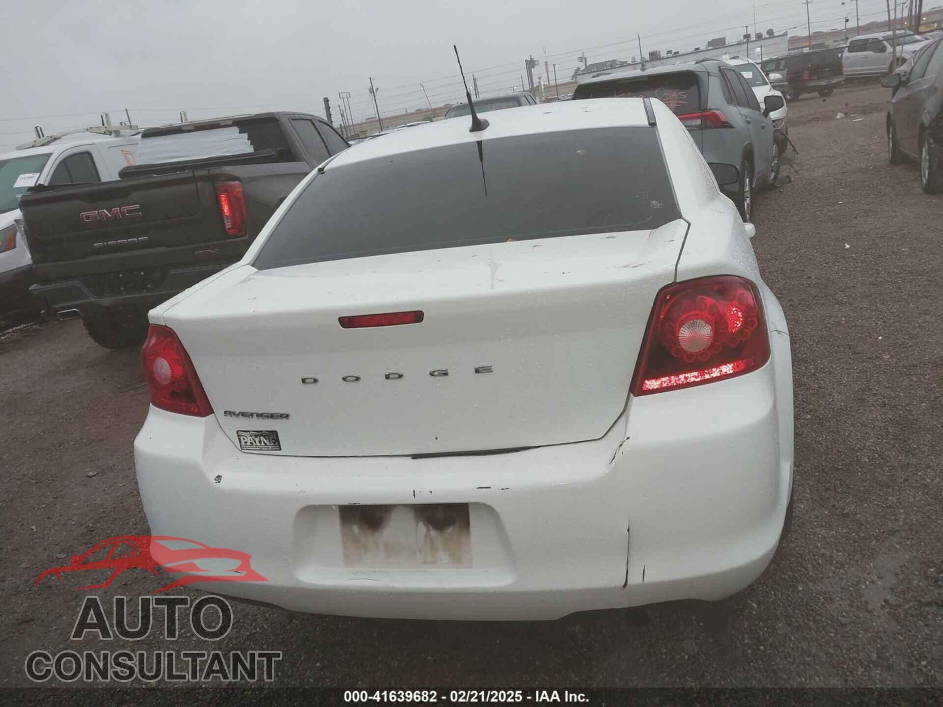 DODGE AVENGER 2011 - 1B3BD4FB2BN518678