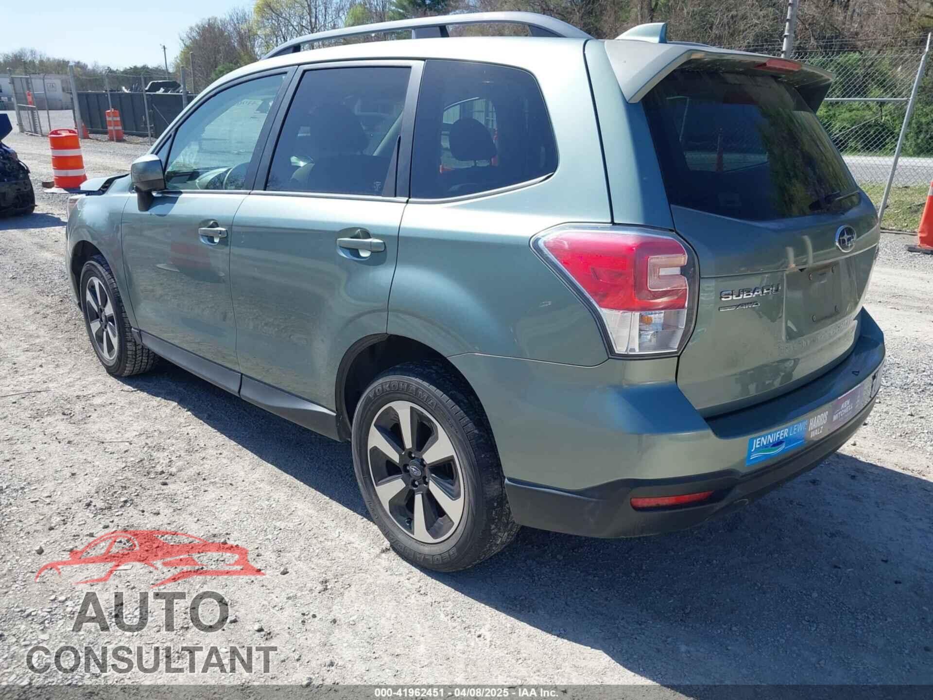 SUBARU FORESTER 2017 - JF2SJAGC2HH454972