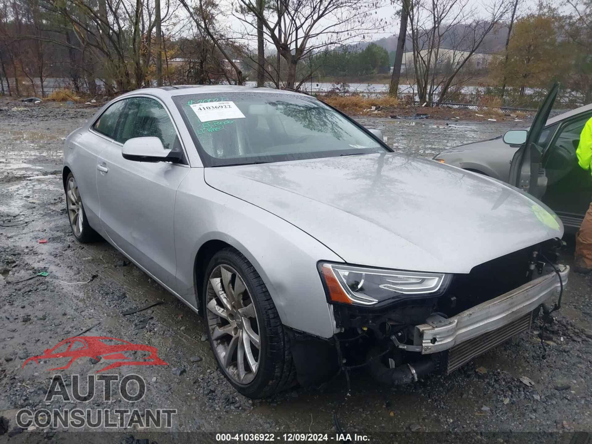AUDI A5 2013 - WAULFAFR0DA045038