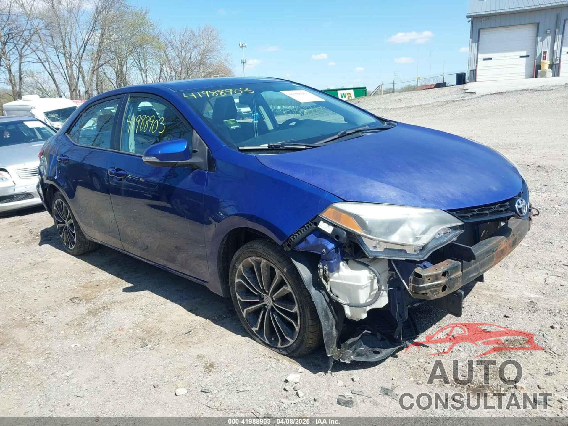 TOYOTA COROLLA 2016 - 2T1BURHE2GC668948