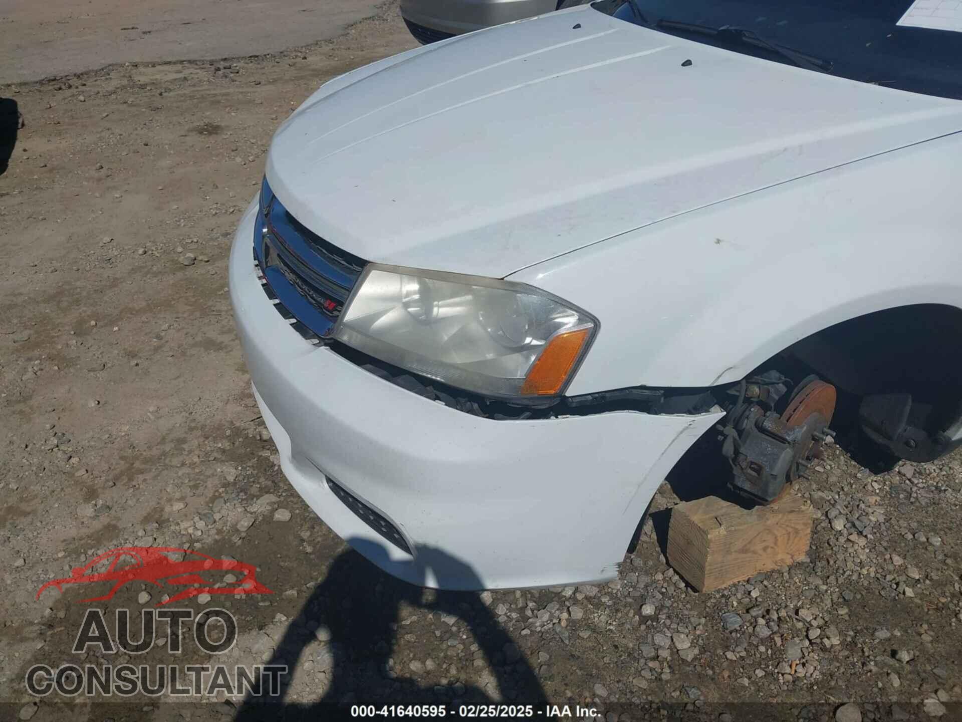 DODGE AVENGER 2013 - 1C3CDZAB8DN645997