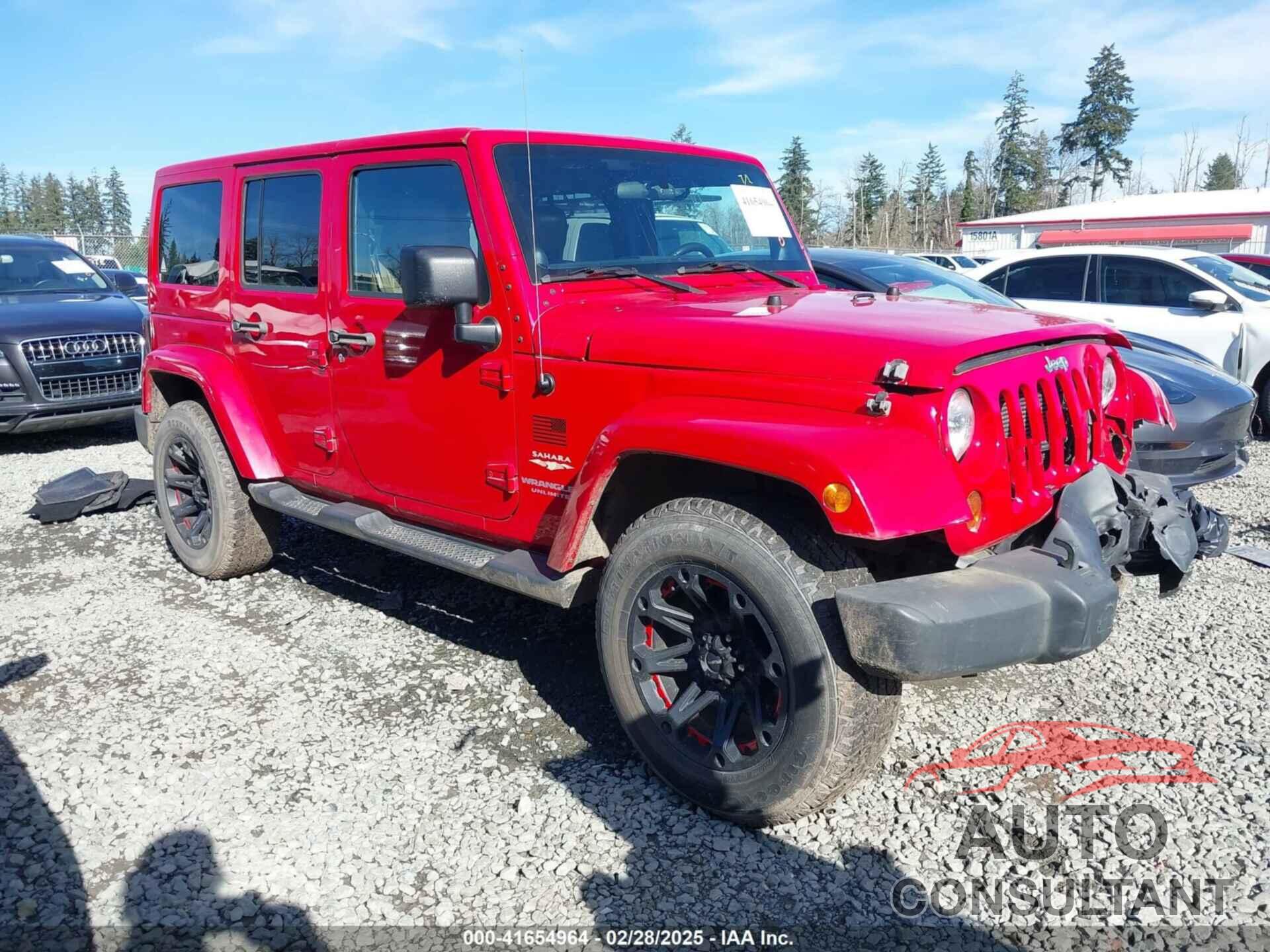 JEEP WRANGLER UNLIMITED 2012 - 1C4HJWEGXCL190627