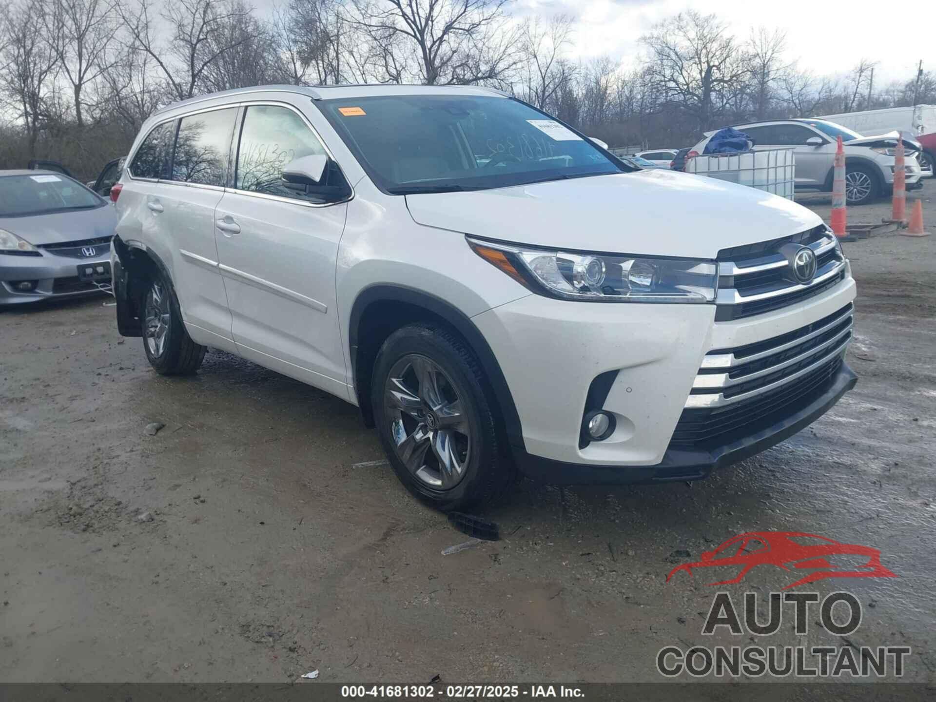 TOYOTA HIGHLANDER 2017 - 5TDDZRFH7HS446499