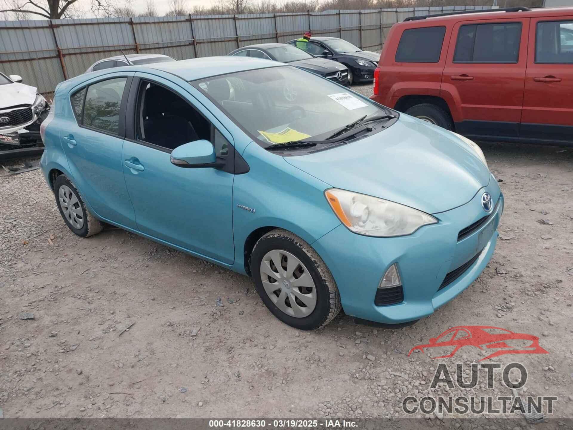 TOYOTA PRIUS C 2012 - JTDKDTB34C1023950