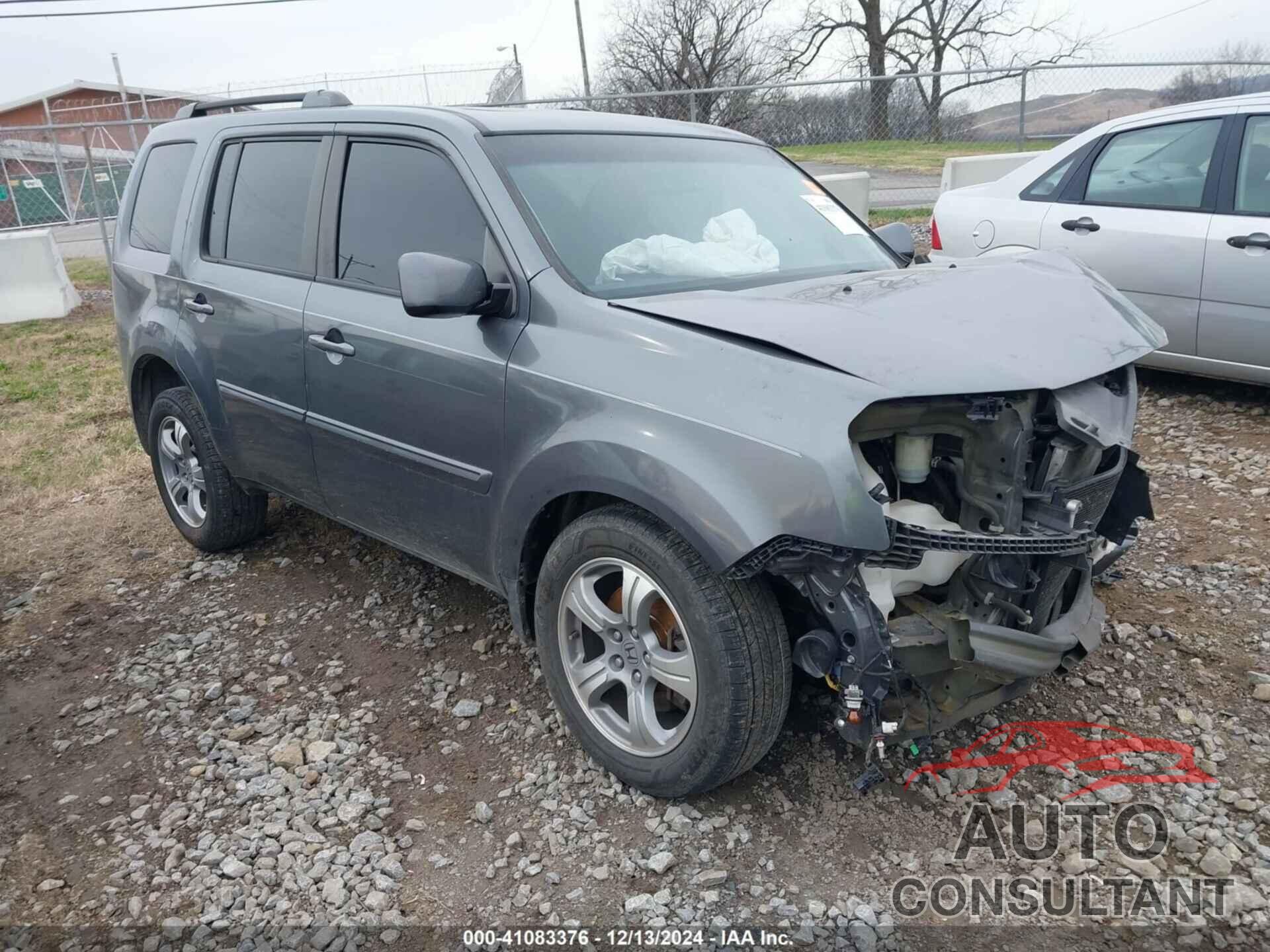 HONDA PILOT 2012 - 5FNYF3H66CB022554