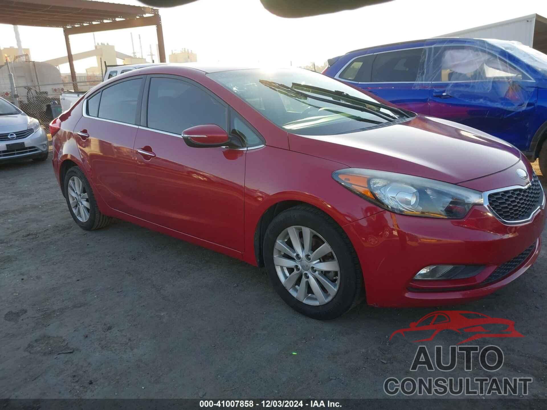 KIA FORTE 2014 - KNAFX4A88E5052842