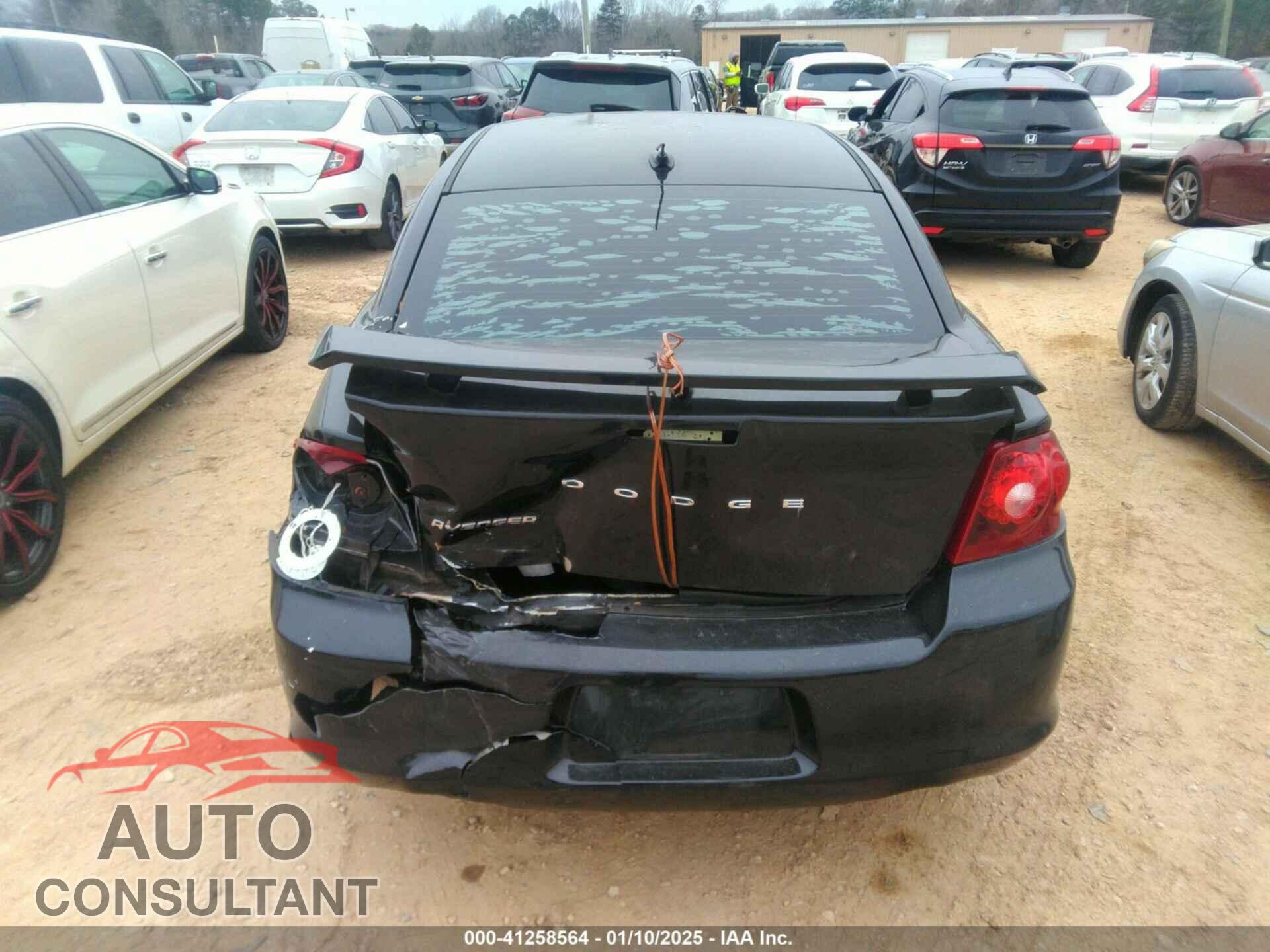 DODGE AVENGER 2013 - 1C3CDZAG4DN504856