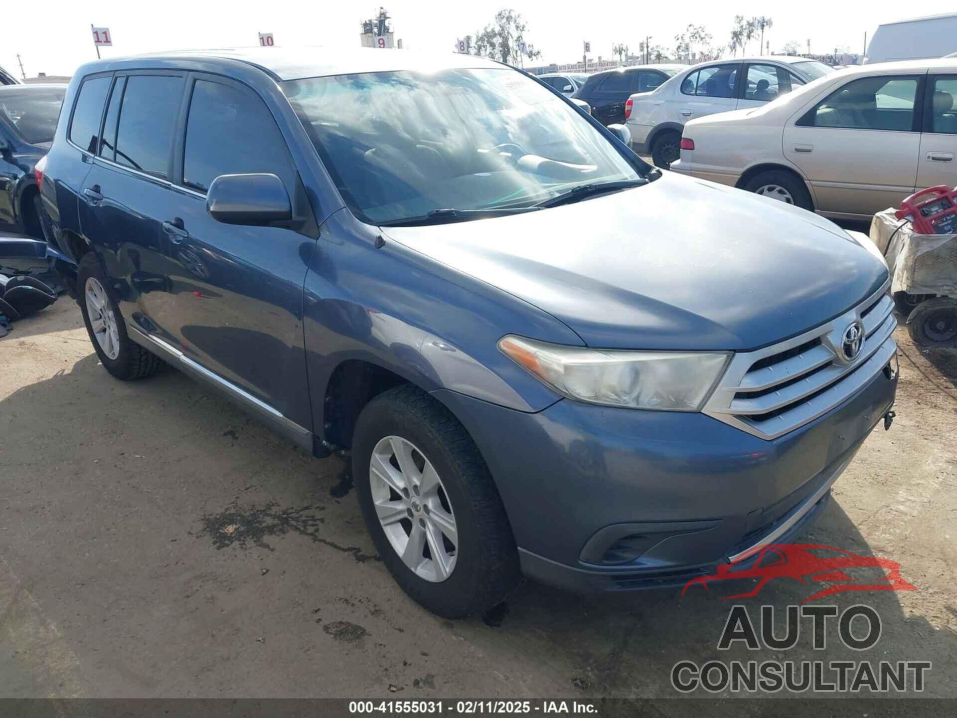 TOYOTA HIGHLANDER 2012 - 5TDZK3EHXCS066784