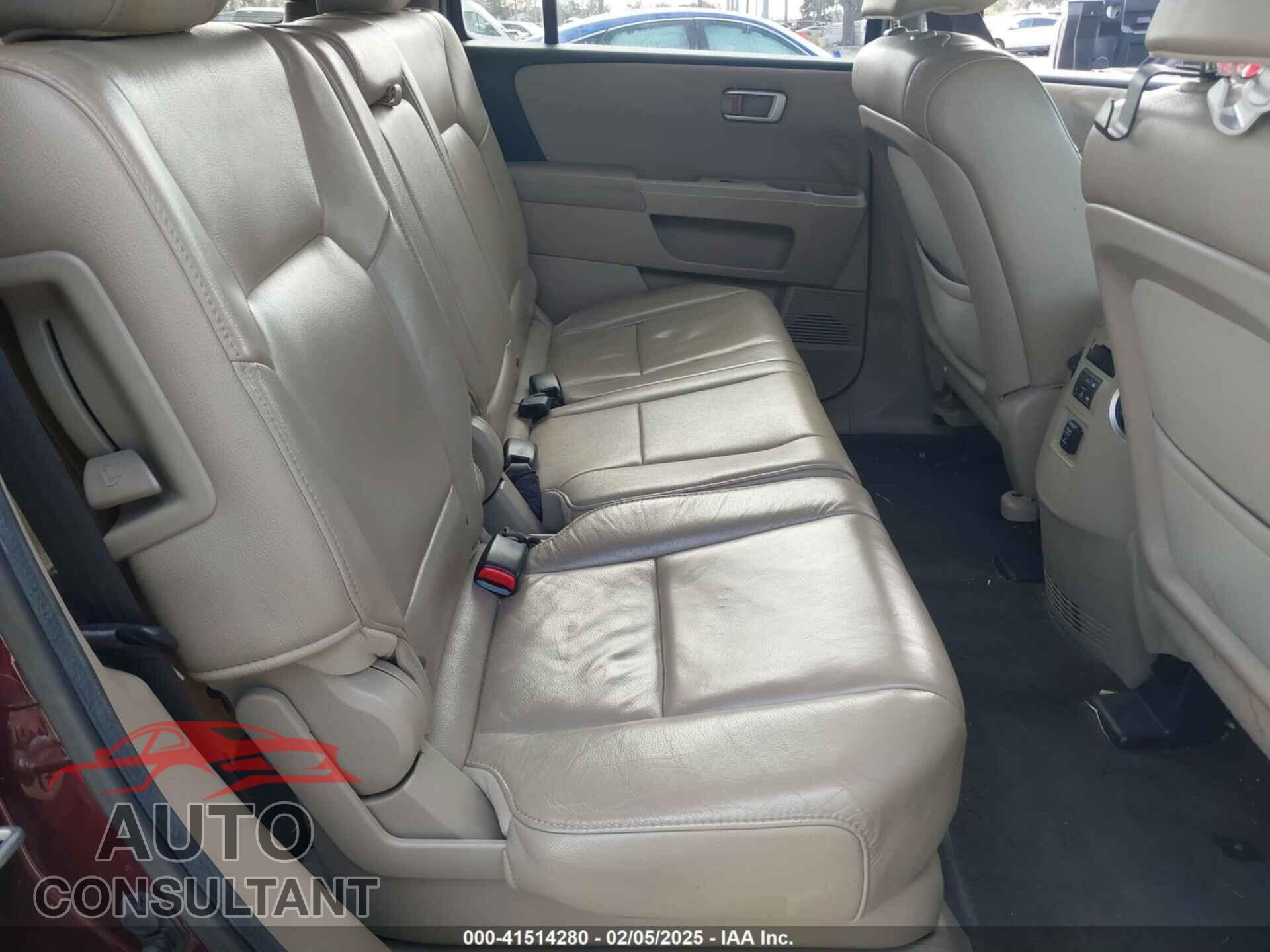 HONDA PILOT 2012 - 5FNYF3H76CB040464