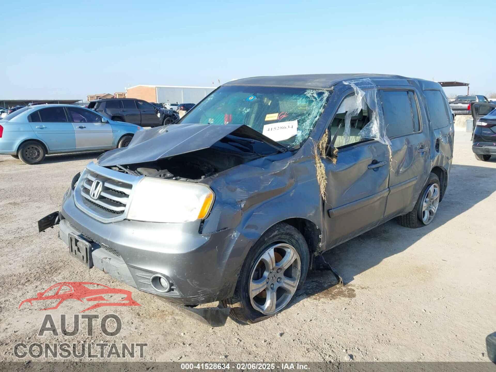 HONDA PILOT 2012 - 5FNYF3H47CB030189