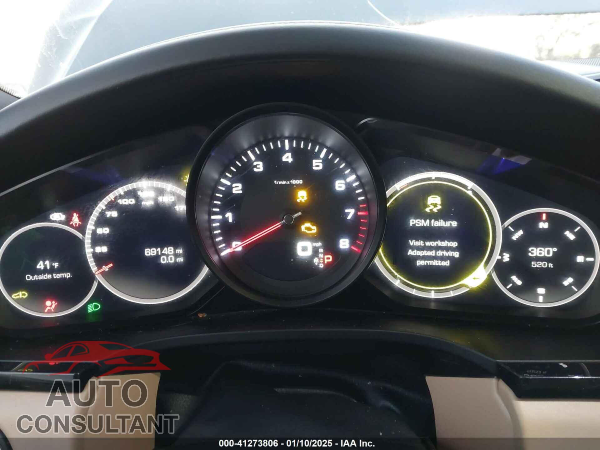 PORSCHE CAYENNE 2020 - WP1AA2AY3LDA10664