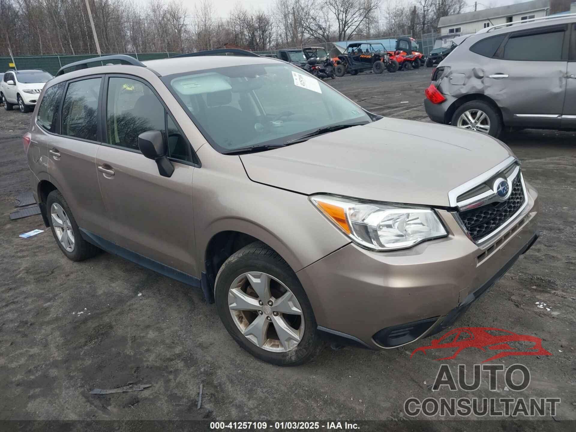 SUBARU FORESTER 2016 - JF2SJABC6GH539481