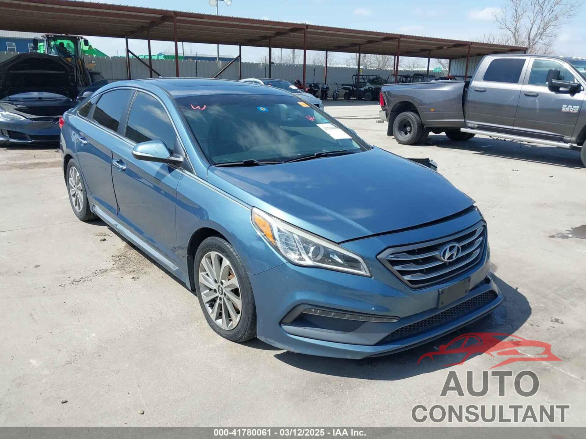 HYUNDAI SONATA 2017 - 5NPE34AF7HH443462