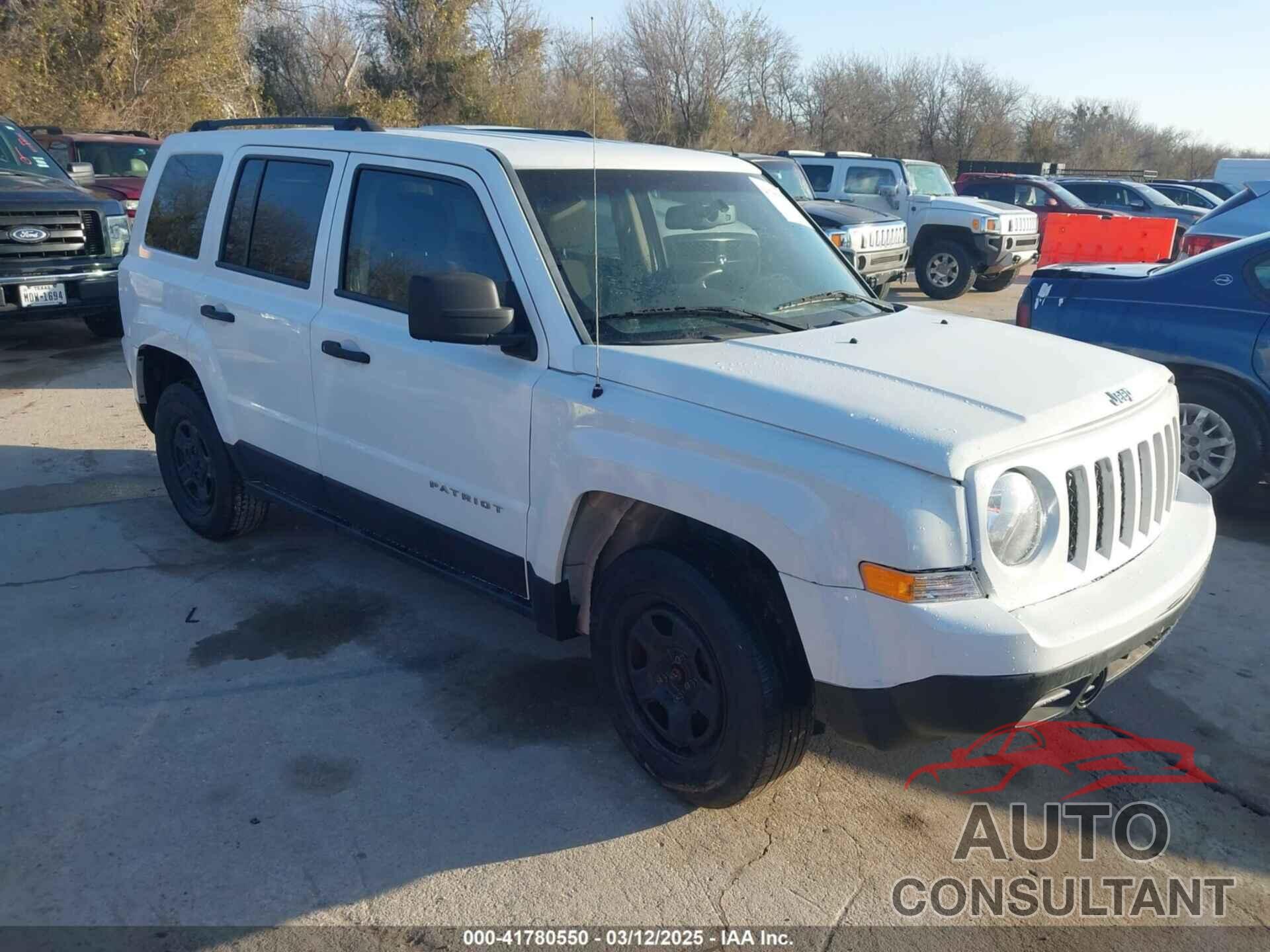 JEEP PATRIOT 2016 - 1C4NJPBA5GD548886