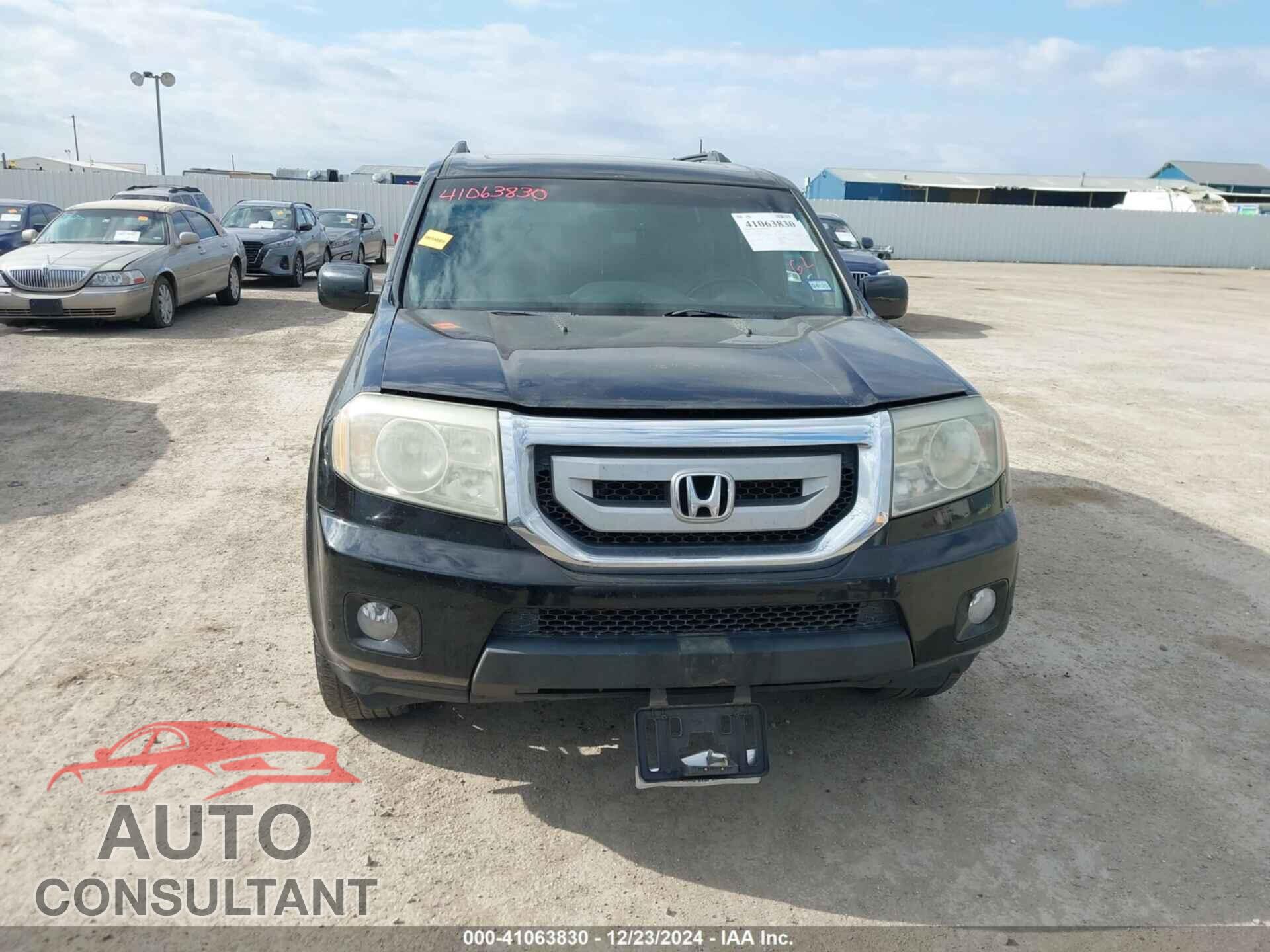 HONDA PILOT 2011 - 5FNYF4H96BB089363