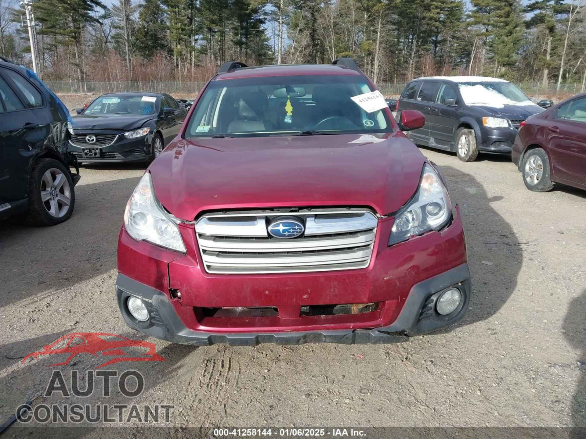 SUBARU OUTBACK 2014 - 4S4BRBLC1E3269979