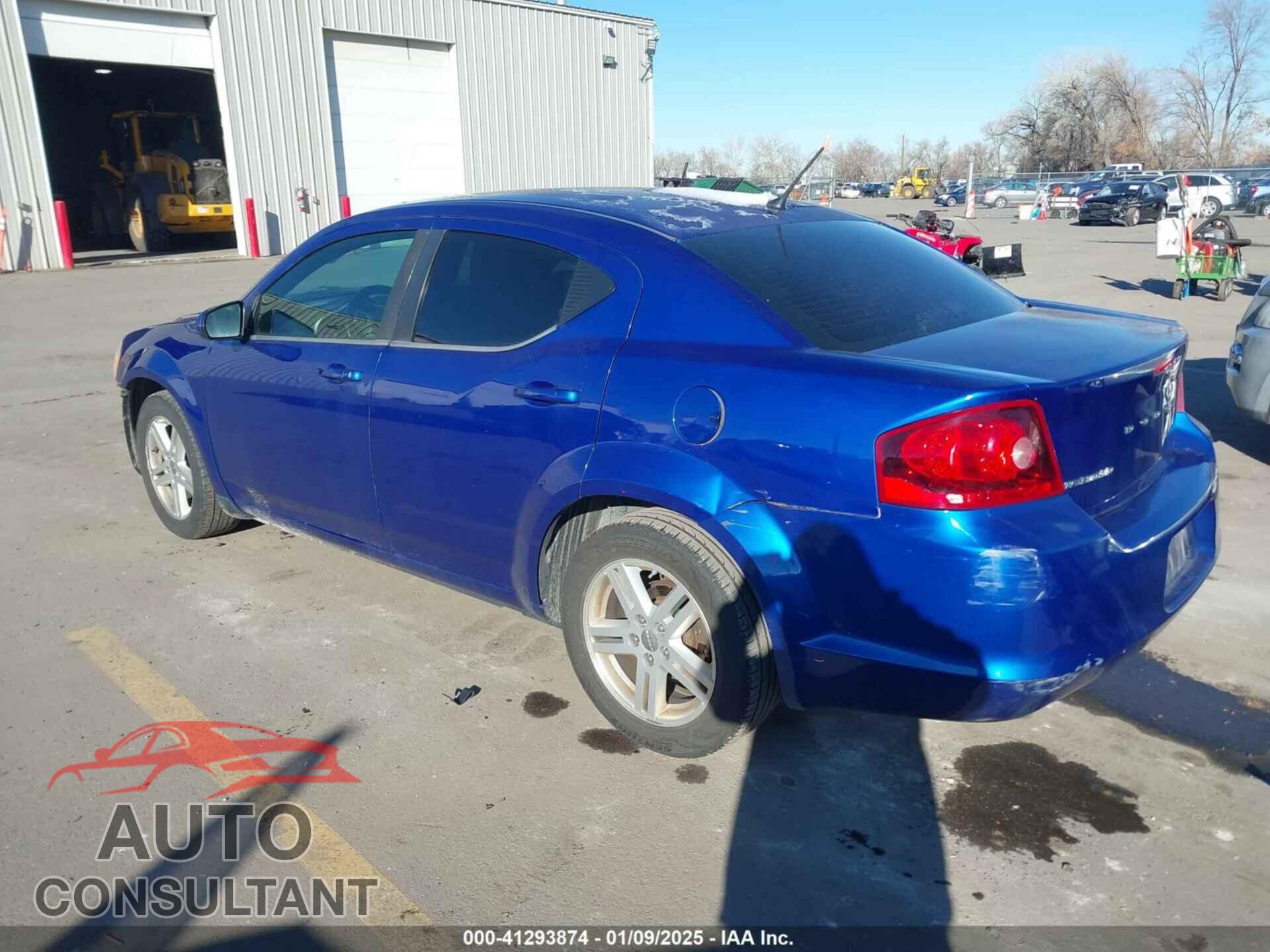 DODGE AVENGER 2012 - 1C3CDZCBXCN148493